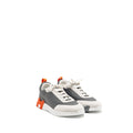 HERMES BOUNCING SNEAKERS CANVAS/SUEDE GRIS FONCE/MULTICOLOUR