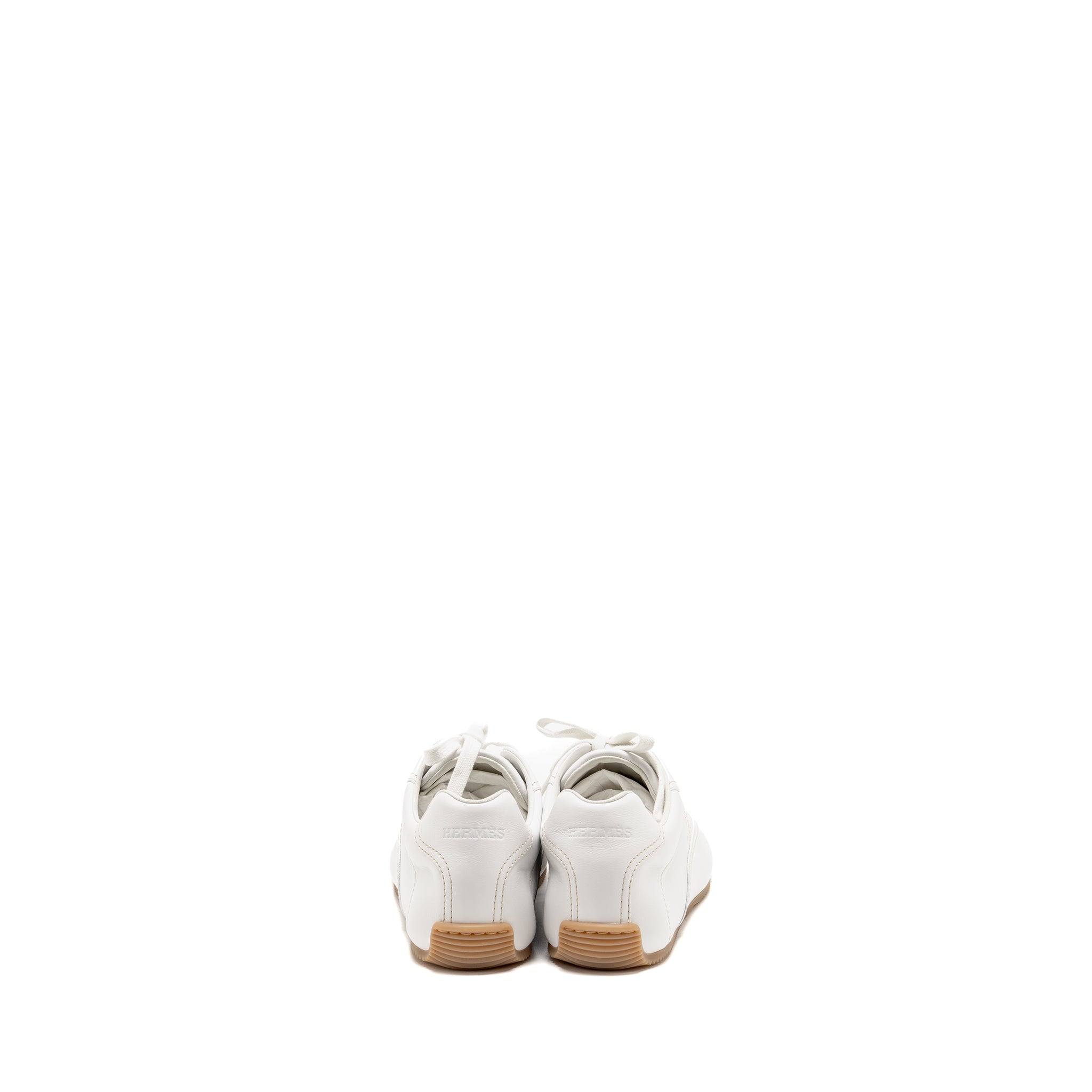 HERMES FEMME MASTER SNEAKER CALFSKIN WHITE
