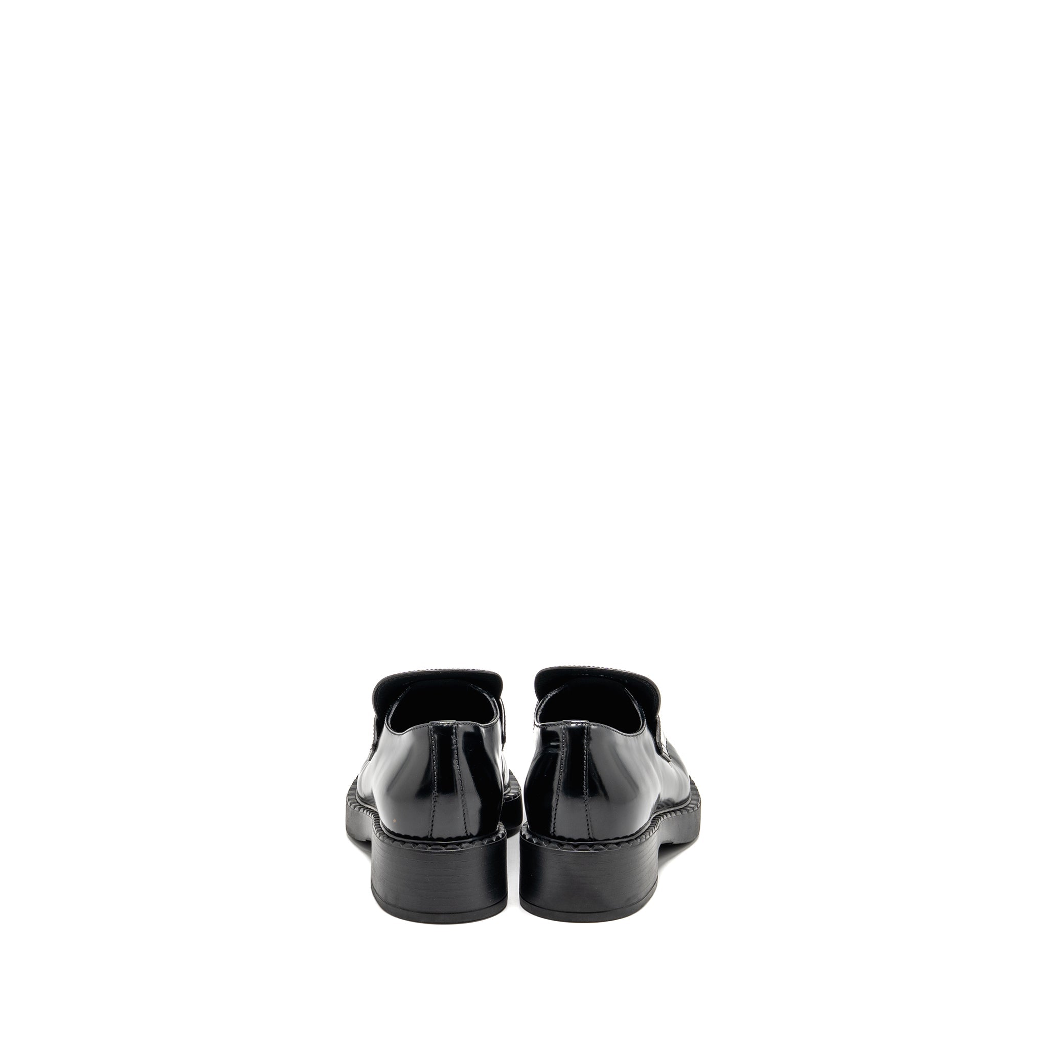 PRADA LOAFERS PATENT BLACK SHW