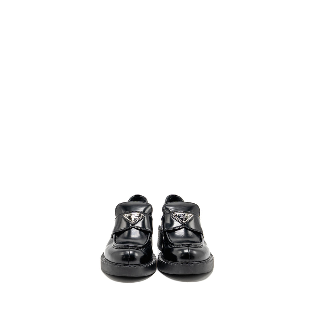 PRADA LOAFERS PATENT BLACK SHW