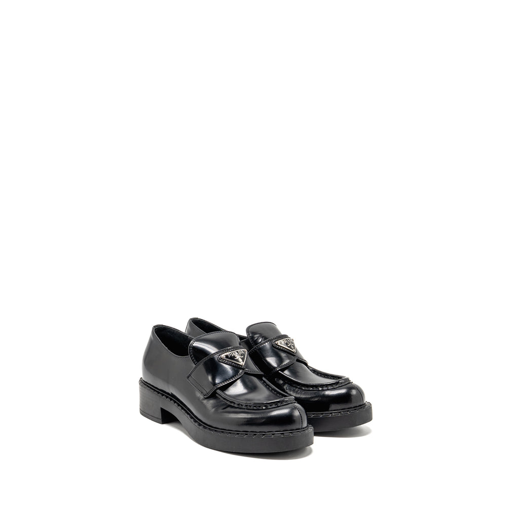 PRADA LOAFERS PATENT BLACK SHW
