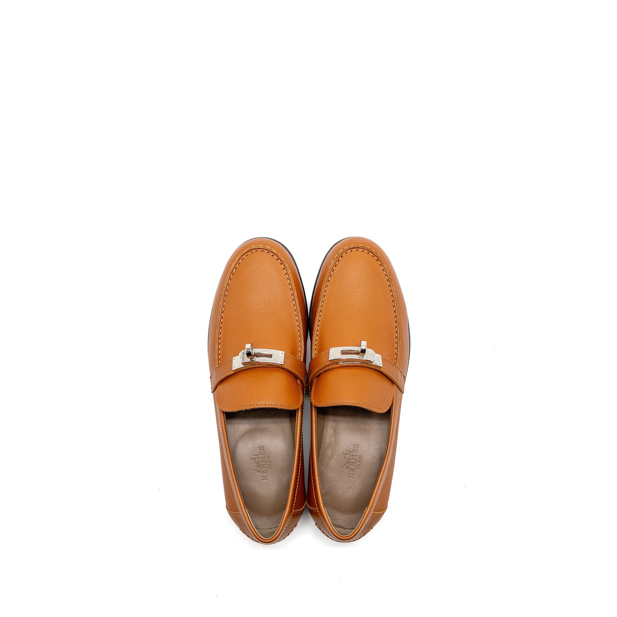 HERMES DESTIN MOCASSINS EPSOM NATUREL SHW