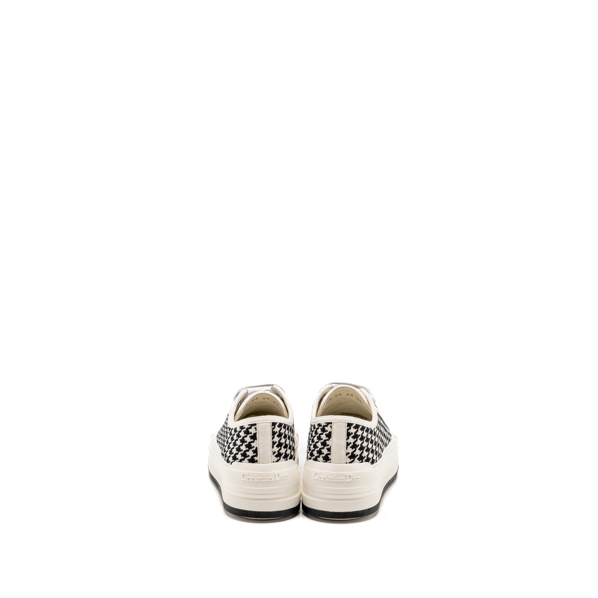 DIOR WALK'N'DIOR PLATFORM SNEAKER HOUNDSTOOTH WHITE / BLACK