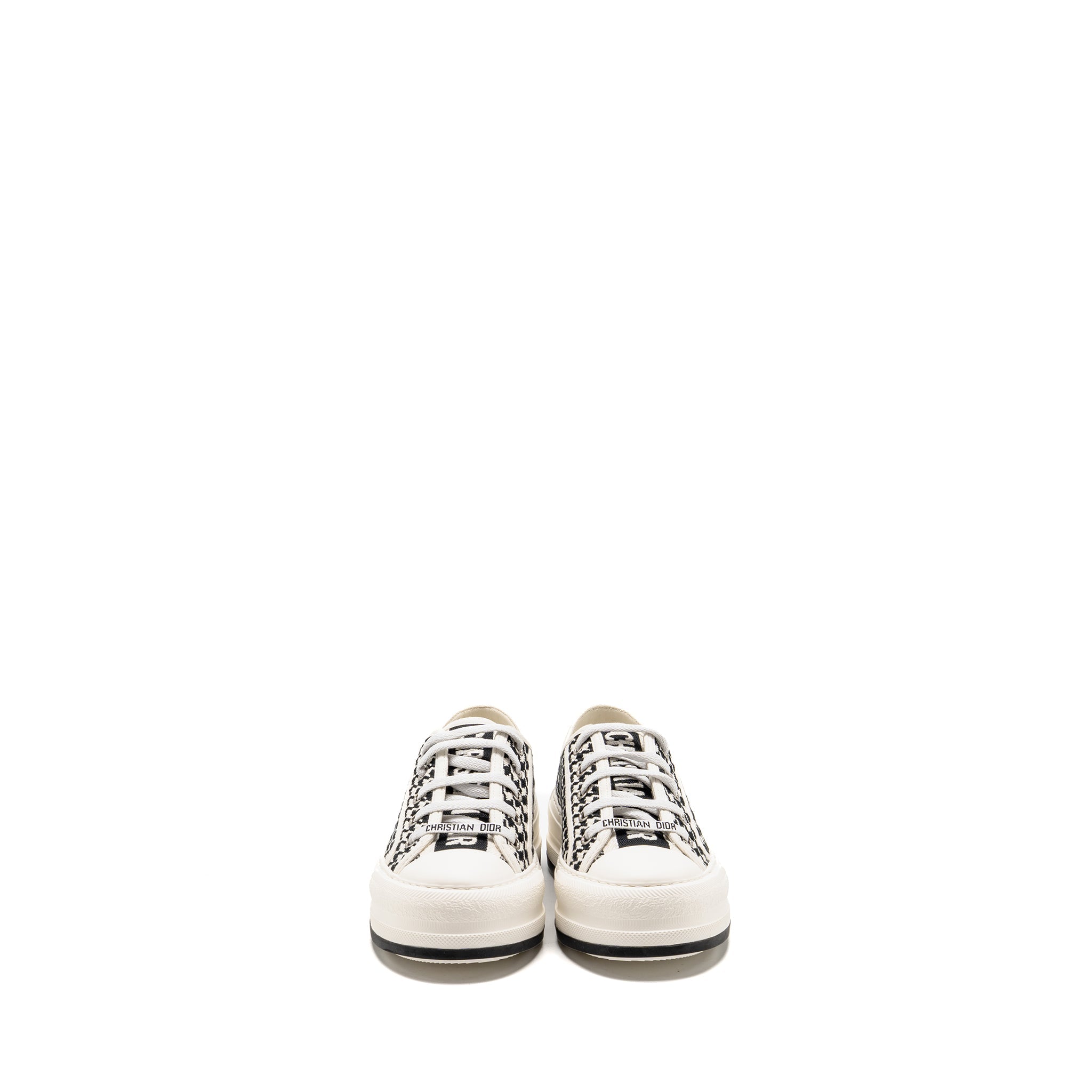 DIOR WALK'N'DIOR PLATFORM SNEAKER HOUNDSTOOTH WHITE / BLACK