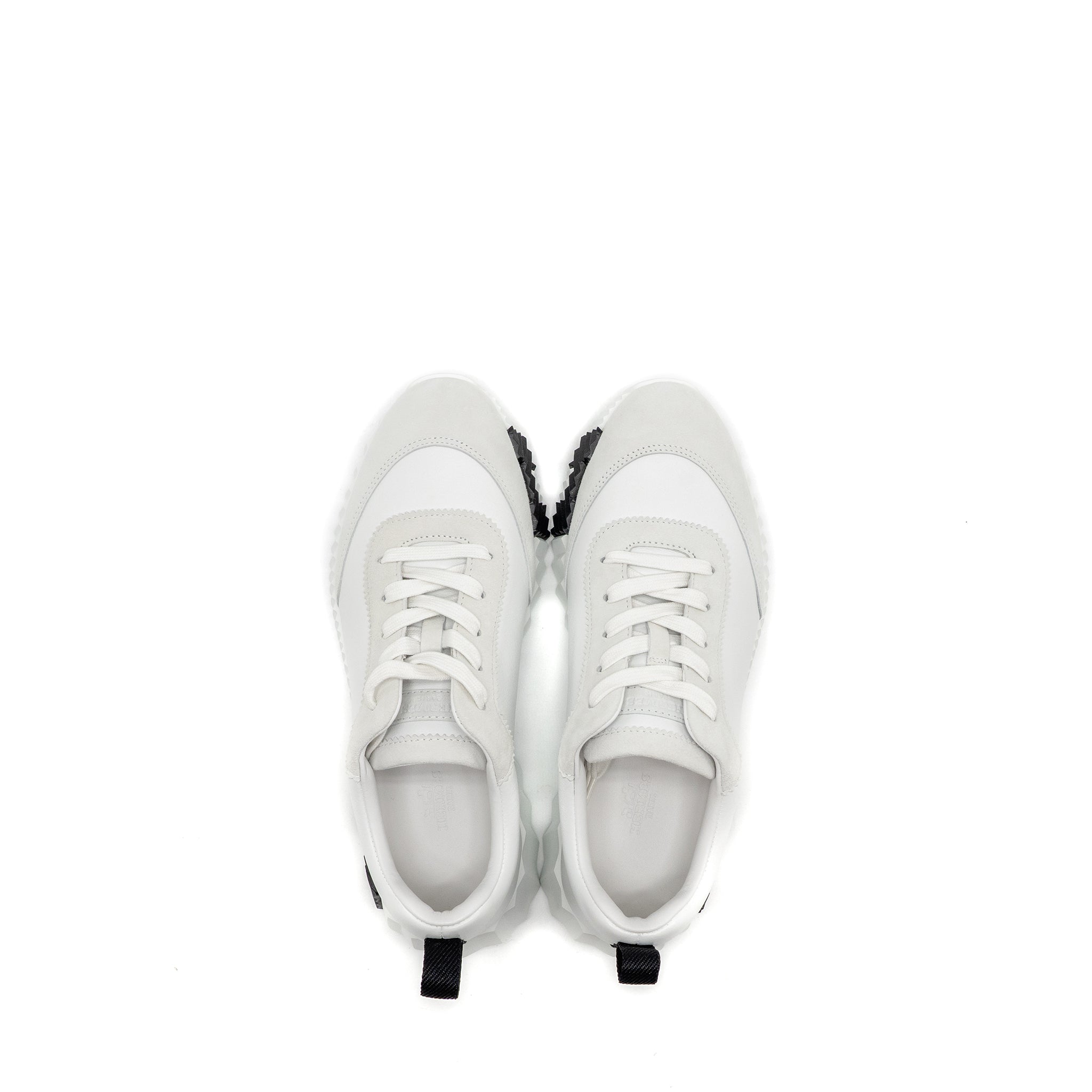 HERMES FEMME BOUNCING SNEAKER LEATHER BLANC