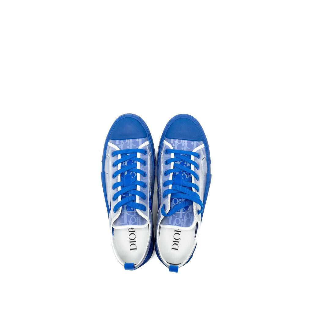 DIOR B23 LOW-TOP SNEAKER BLUE/OBLIQUE