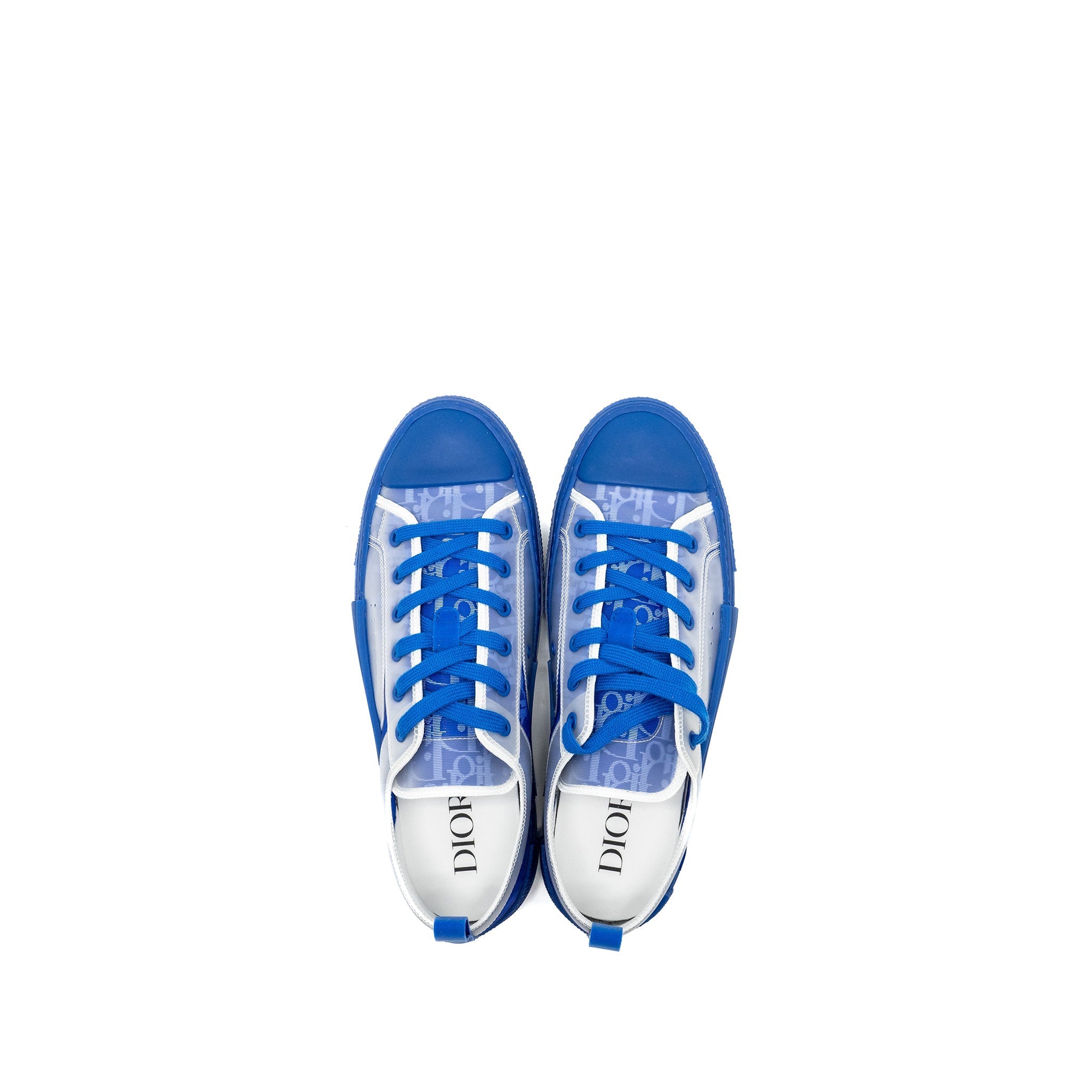DIOR B23 LOW-TOP SNEAKER BLUE/OBLIQUE
