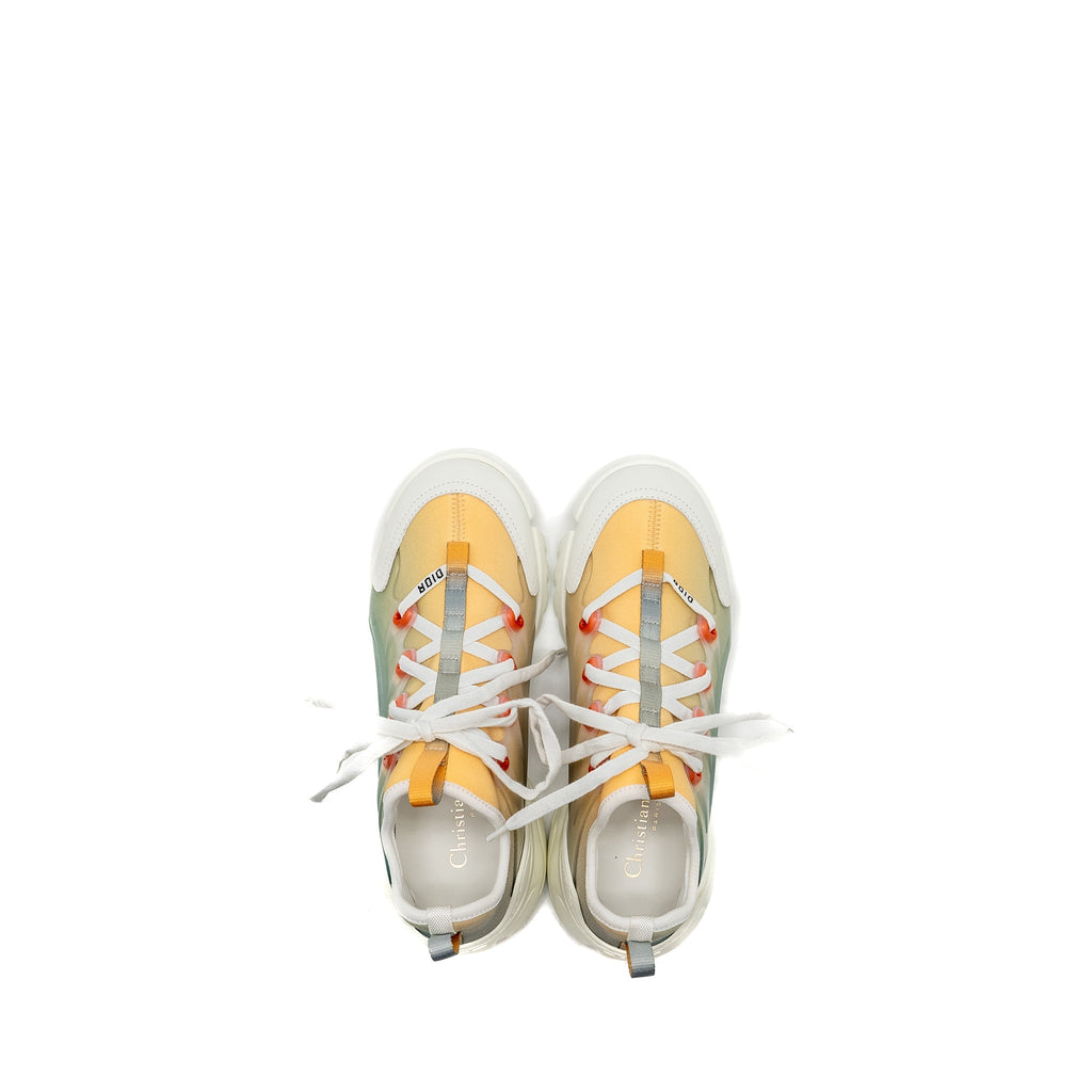DIOR D-CONNECT SNEAKER DIORAURA PRINT WATER GREY