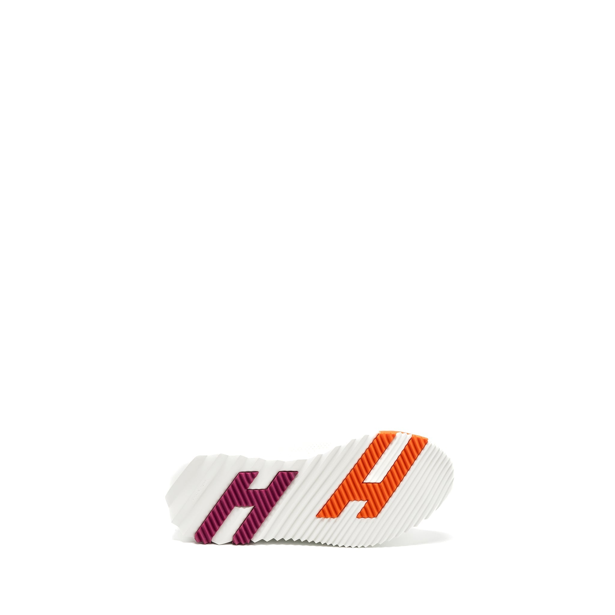 HERMES BOUNCING SNEAKERS MULTICOLOUR BLANC / ORANGE / PURPLE