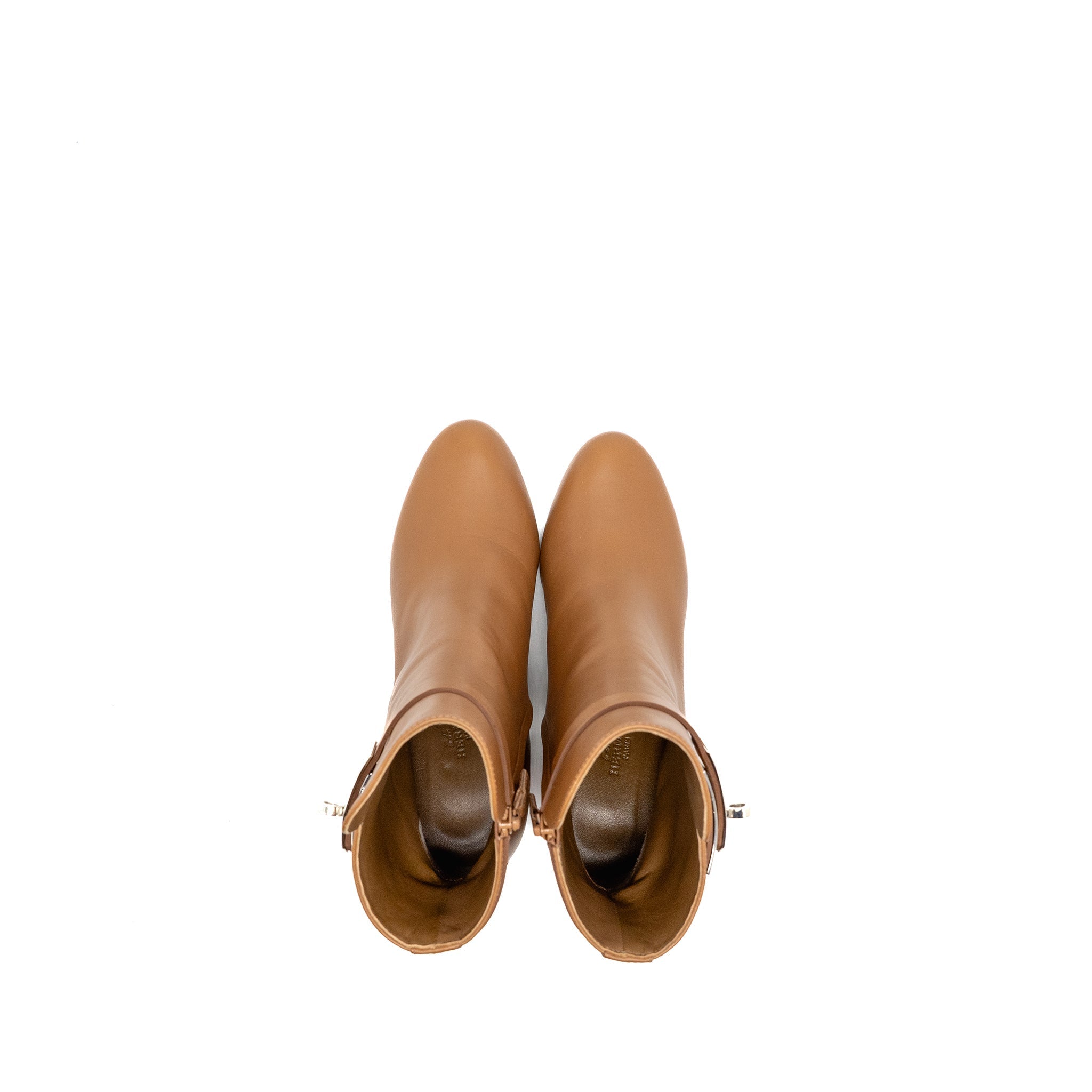 HERMES SAINT GERMAIN ANKLE BOOT LEATHER NATUREL SHW
