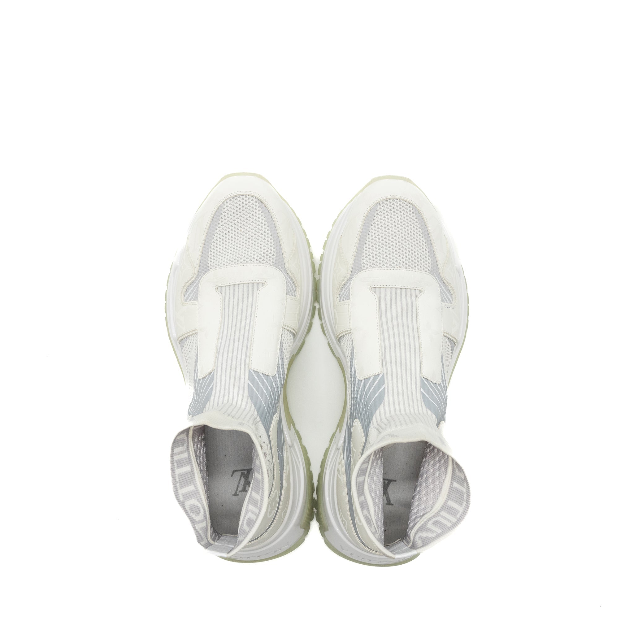 LOUIS VUITTON HIGH TOP CHUNKY SNEAKERS