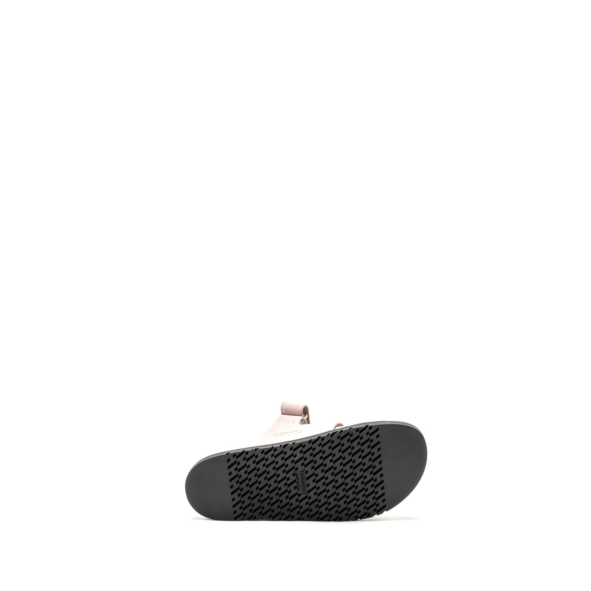 HERMES CHYPRE SANDALS CHEVRE GOATSKIN/SUEDE ROSE PORCELAINE