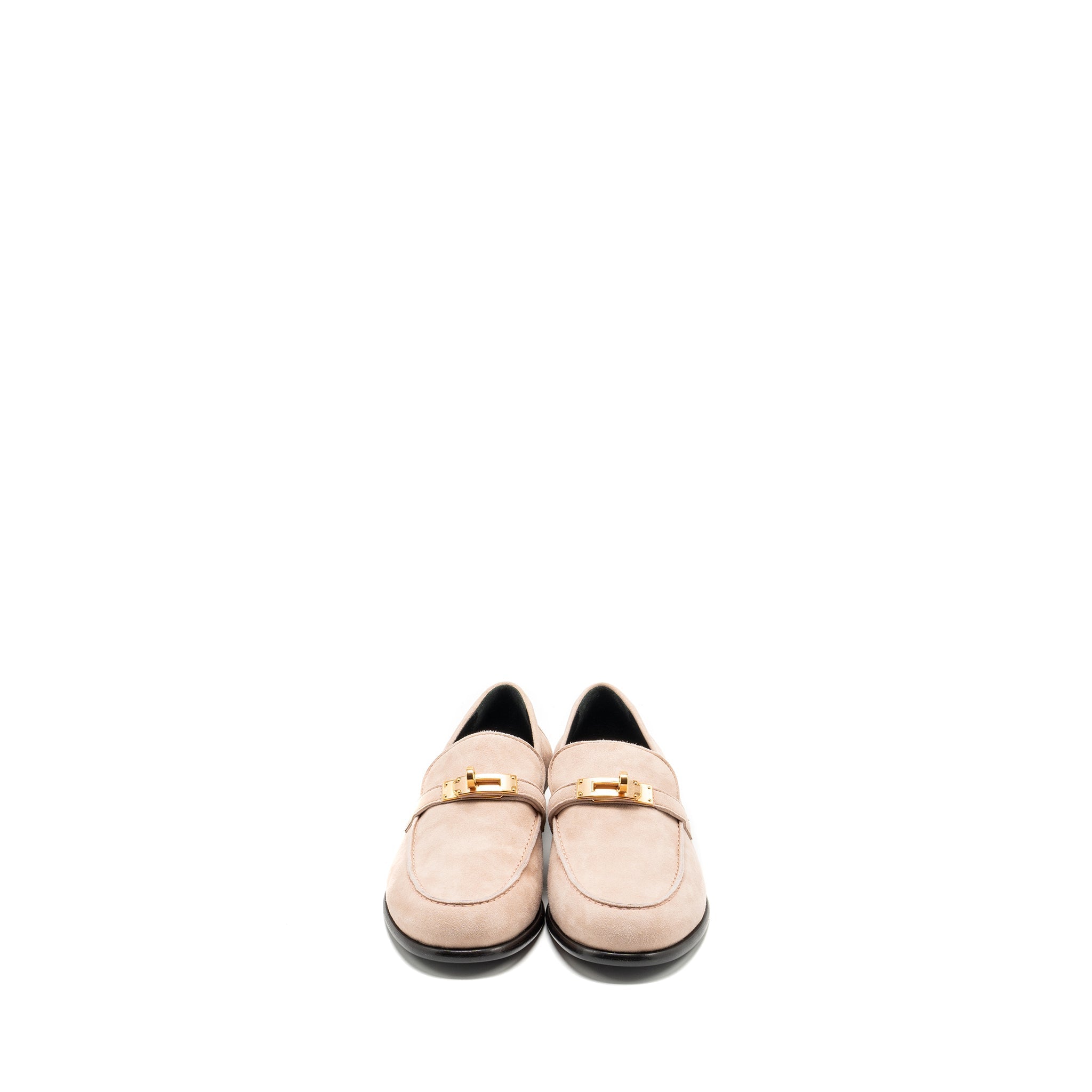 HEREMS DESTIN LOAFER SUEDE LEATHER ROSE OPALINE RGHW