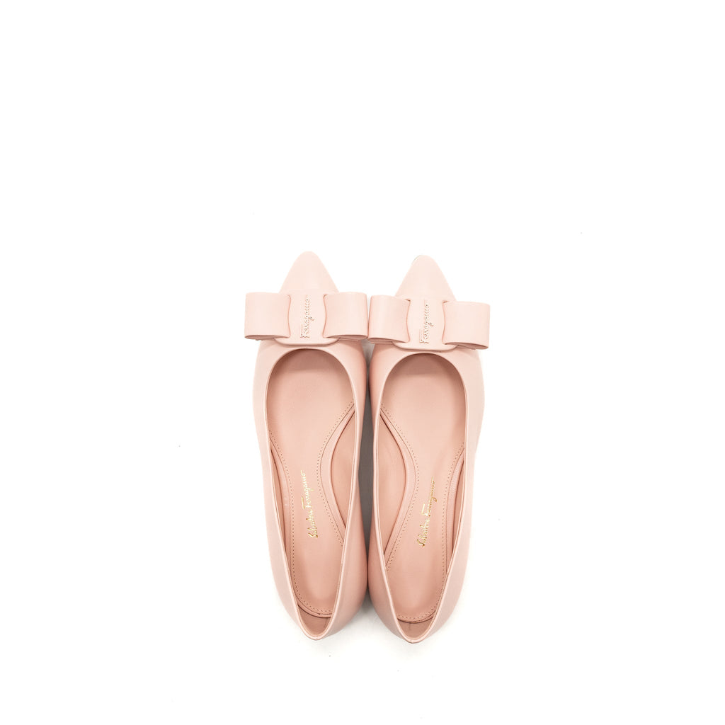 SALVATORE FERRAGAMO VIVA FLATS LIGHT PINK