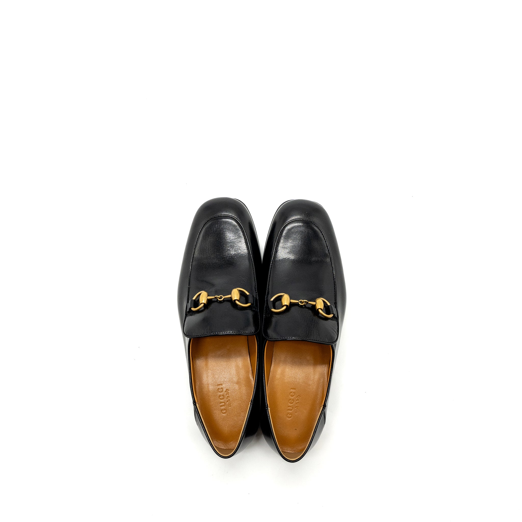 GUCCI HORSEBIT LOAFER LEATHER BLACK GHW