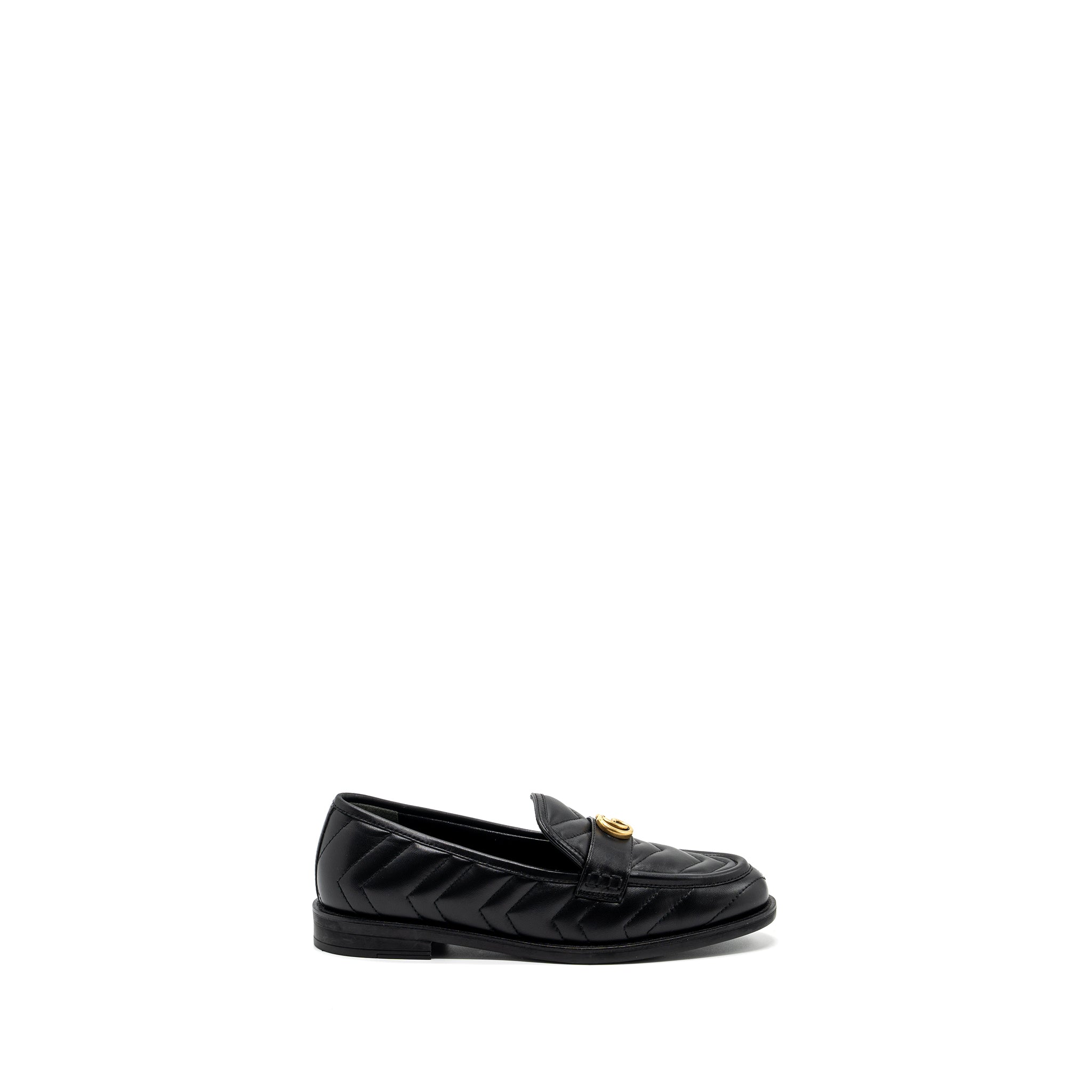 GUCCI GG LOAFERS BLACK GHW