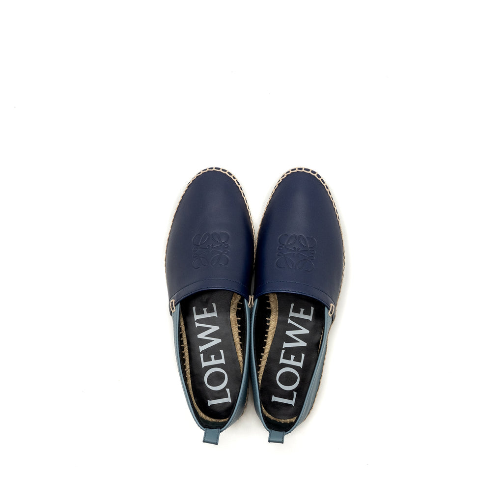 LOEWE ESPADRILLES/ LEATHER BLUE/ MULTICOLOUR
