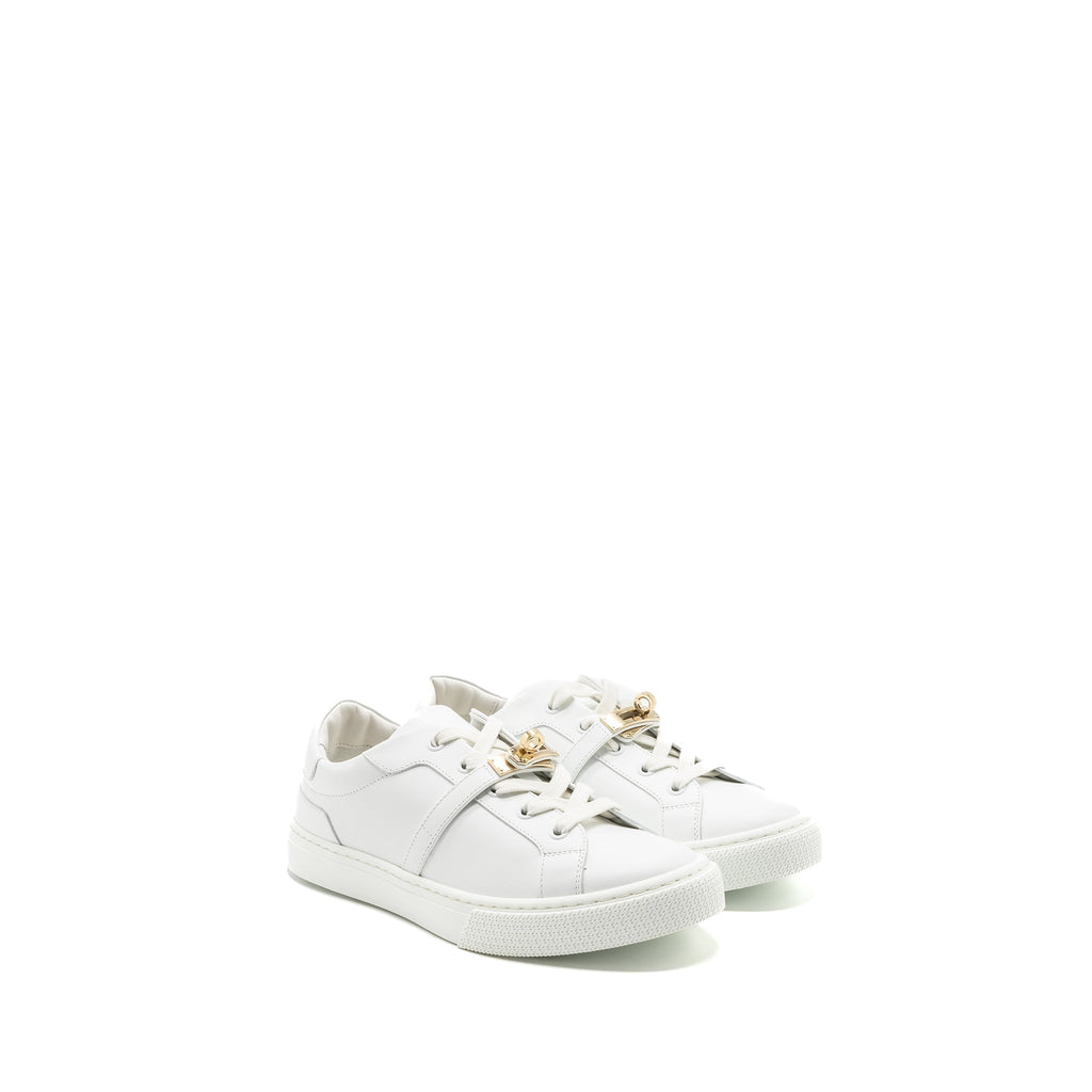 HERMES DAY SNEAKER WHITE GHW