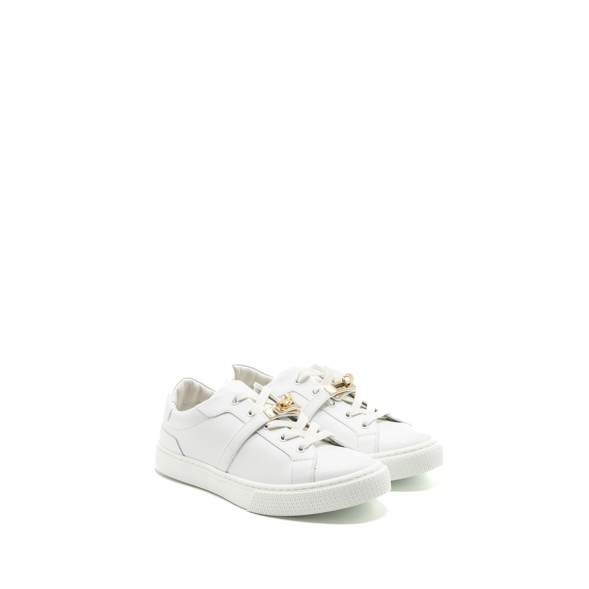 HERMES DAY SNEAKER WHITE GHW