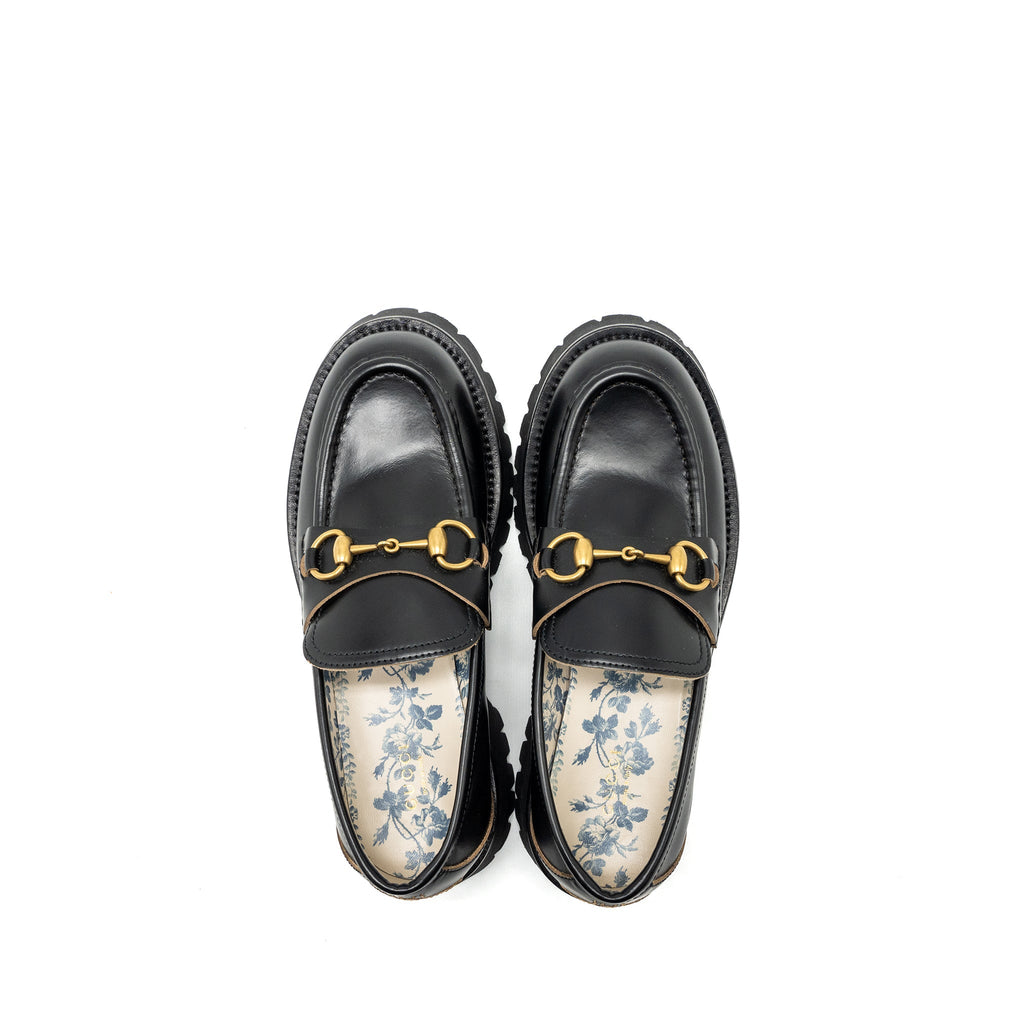 GUCCI JORDAN LOAFER CALFSKIN BLACK GHW