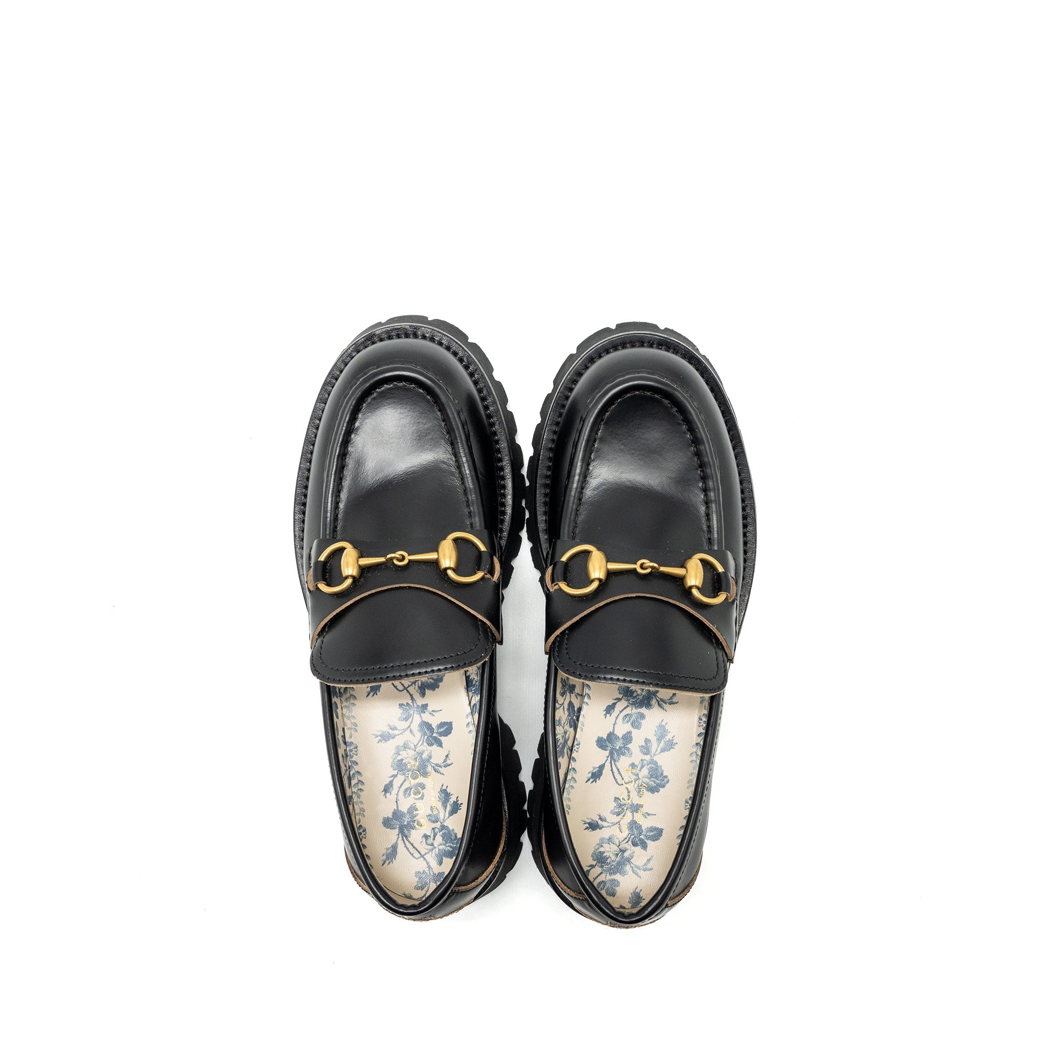 GUCCI JORDAN LOAFER CALFSKIN BLACK GHW