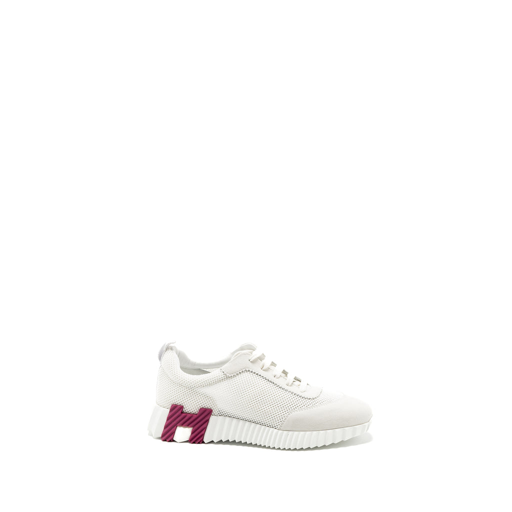 HERMES BOUNCING SNEAKERS MULTICOLOUR BLANC / ORANGE / PURPLE