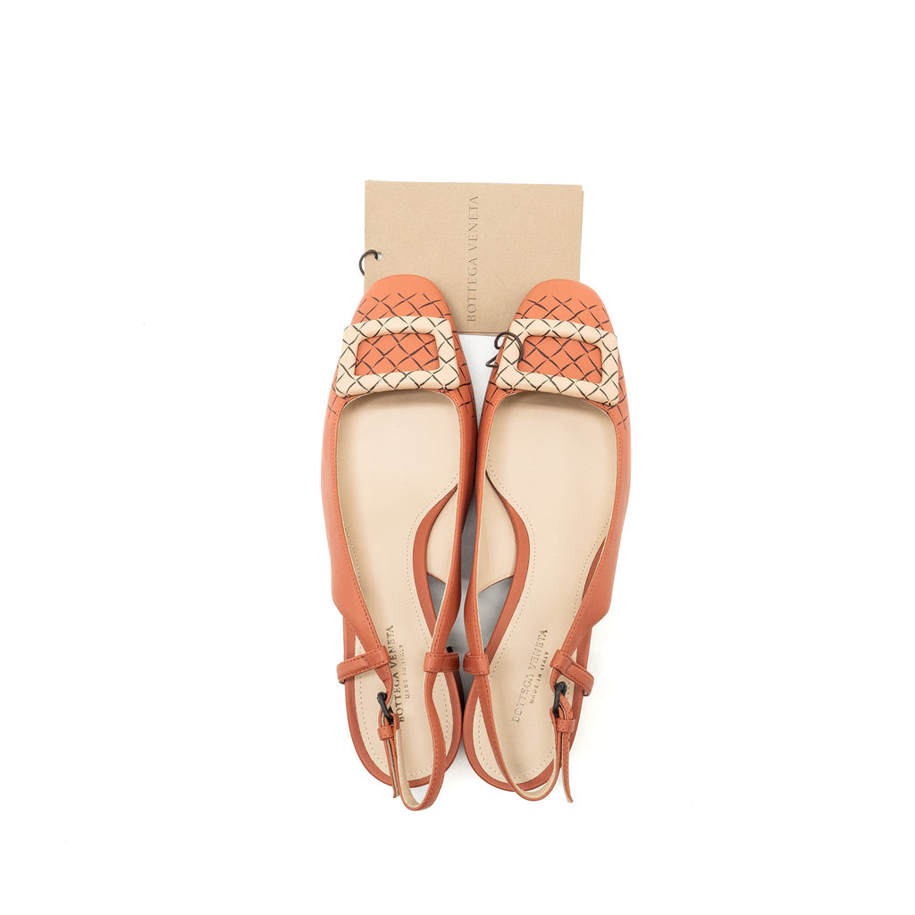 BOTTEGA VENETA HEELS PUMP ORANGE