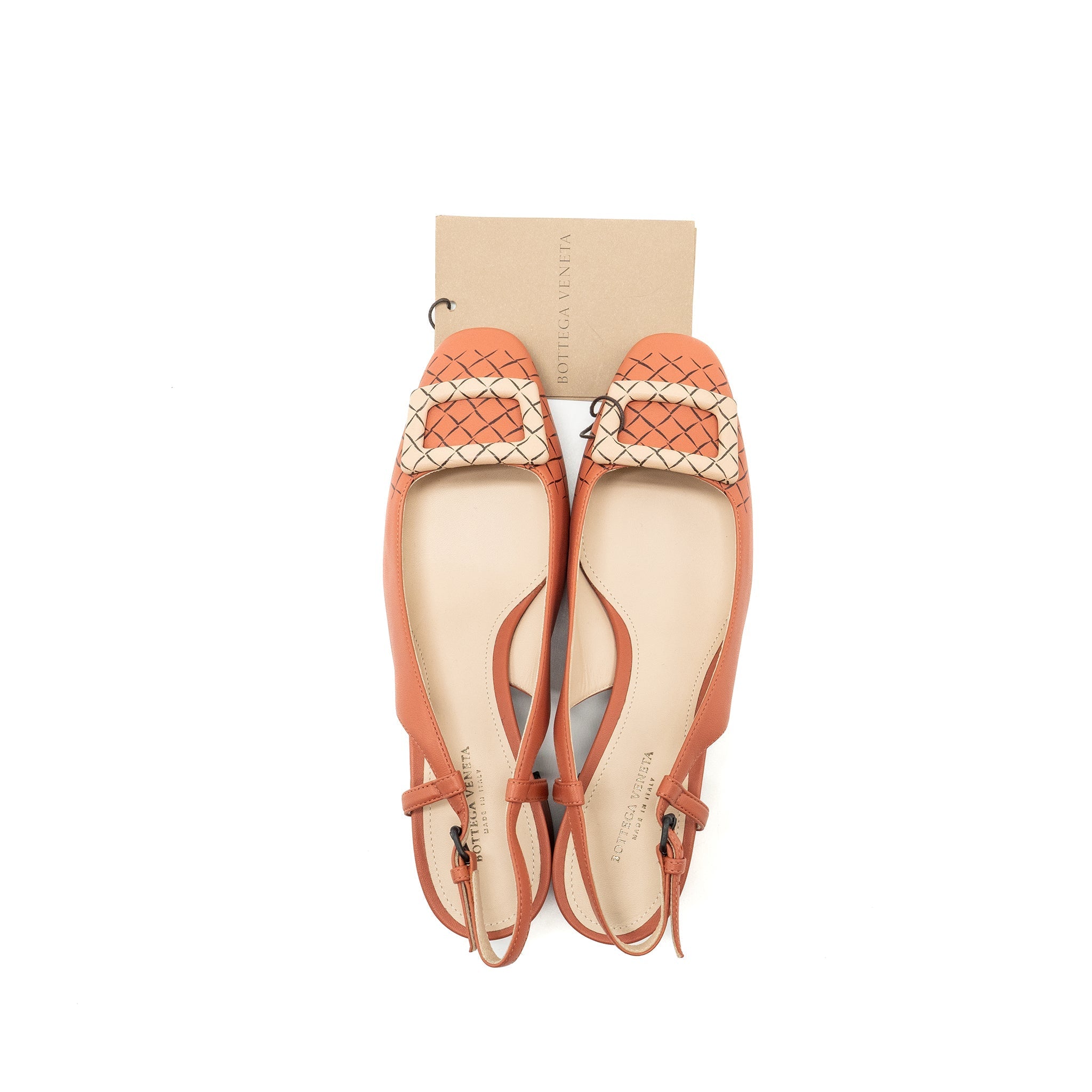 BOTTEGA VENETA HEELS PUMP ORANGE
