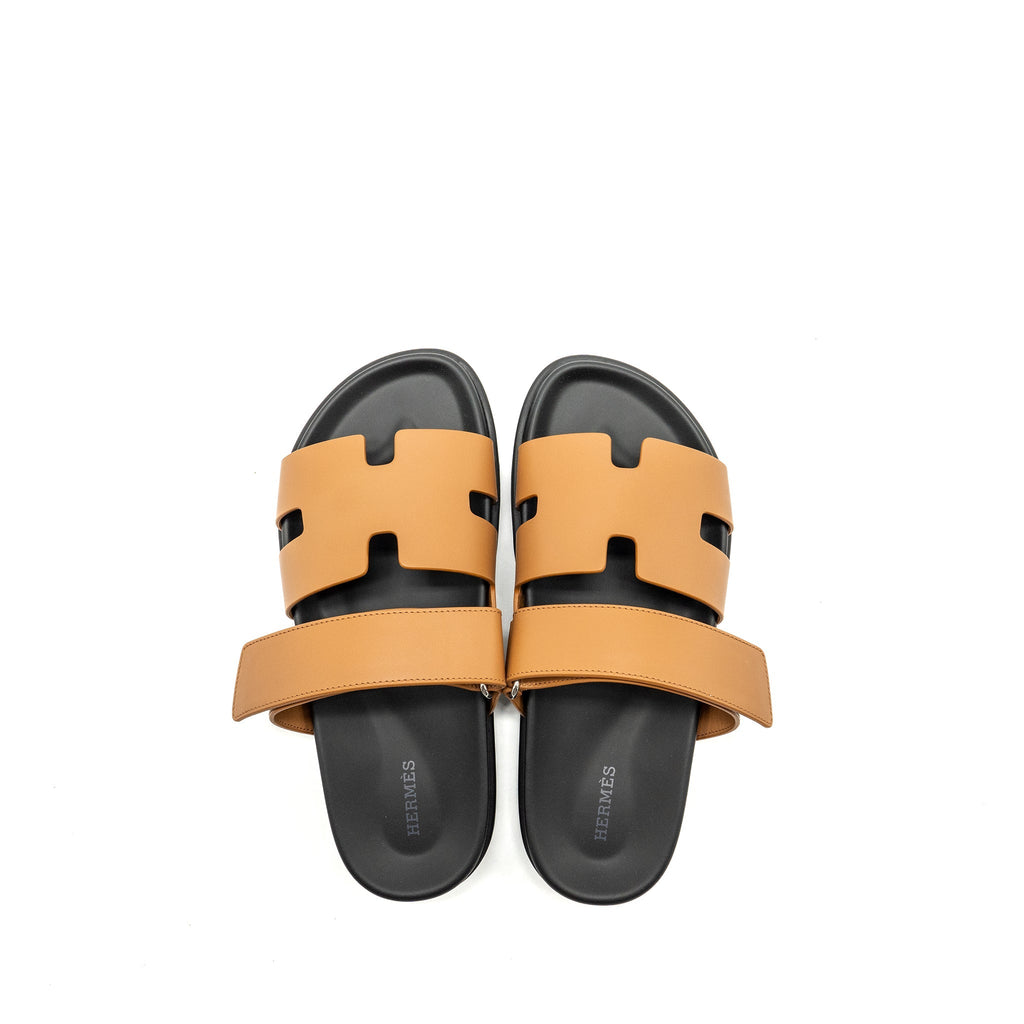 HERMES CHYPRE SANDALS NATUREL