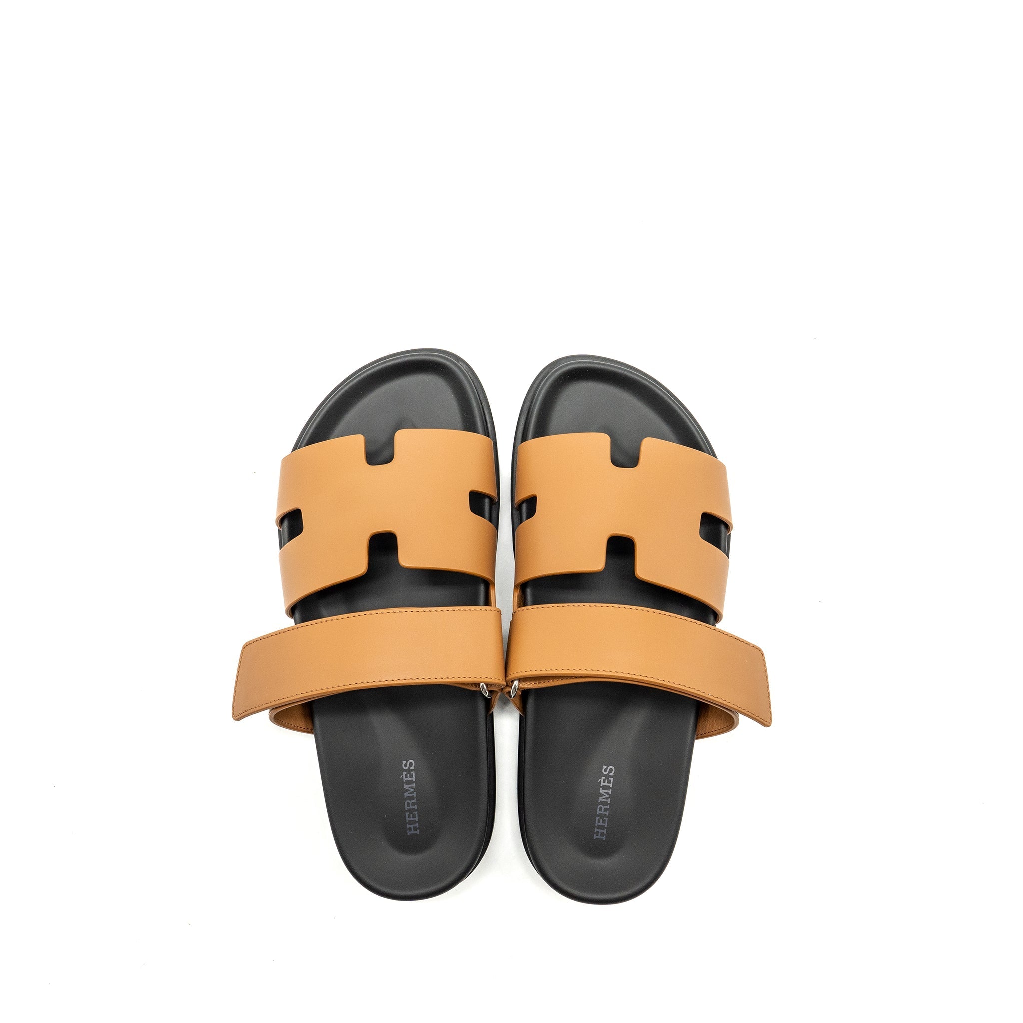 HERMES CHYPRE SANDALS NATUREL