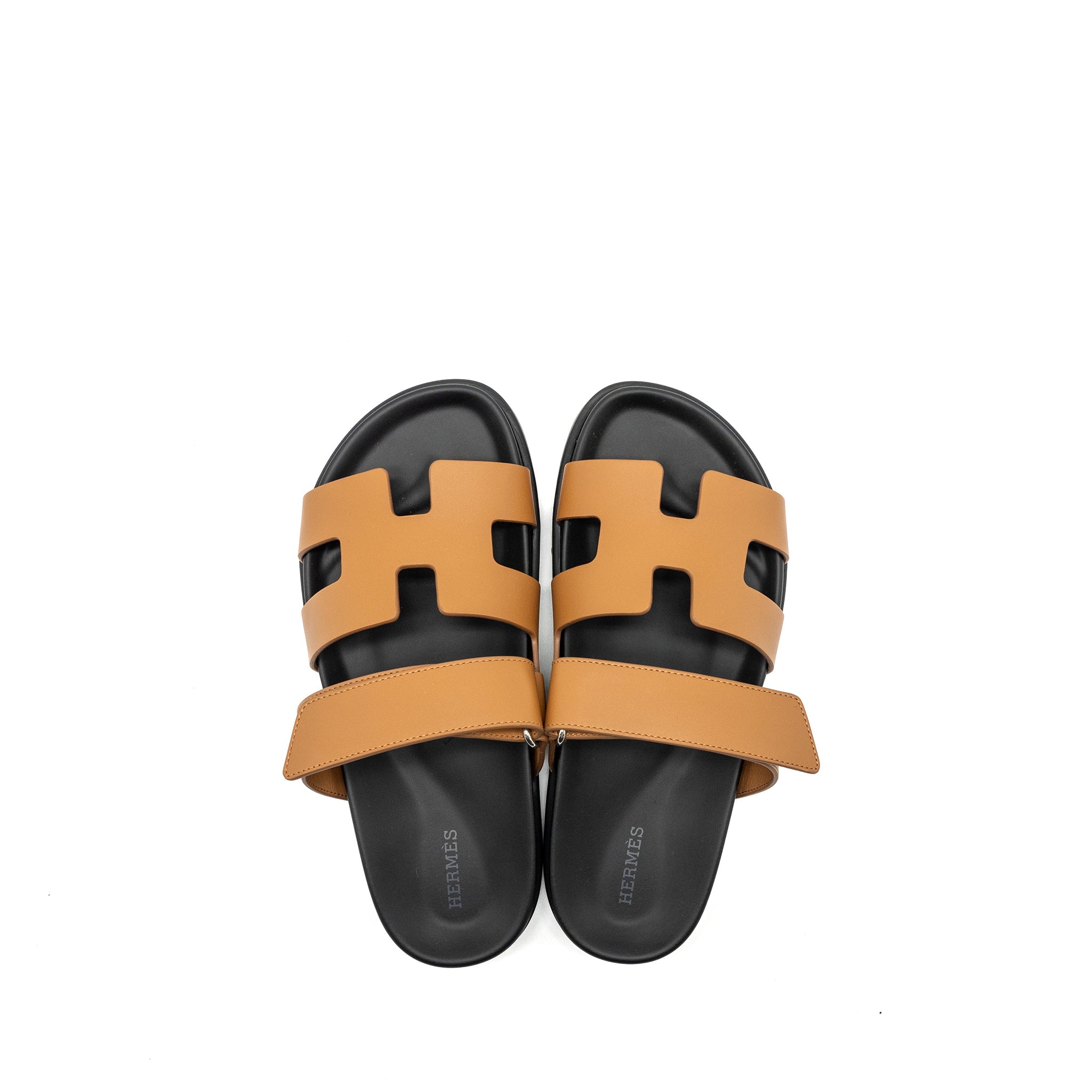 HERMES CHYPRE SANDALS NATUREL