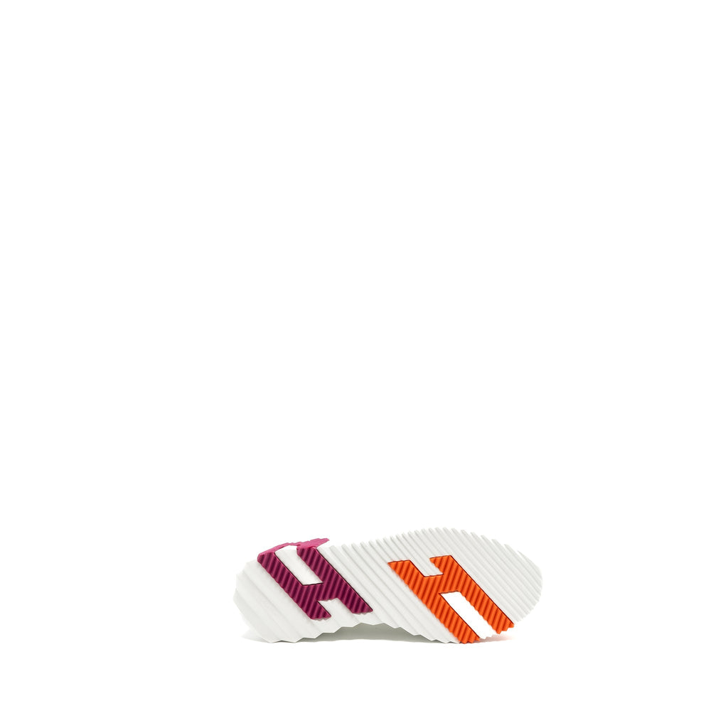 HERMES BOUNCING SNEAKERS MULTICOLOUR BLANC / ORANGE / PURPLE