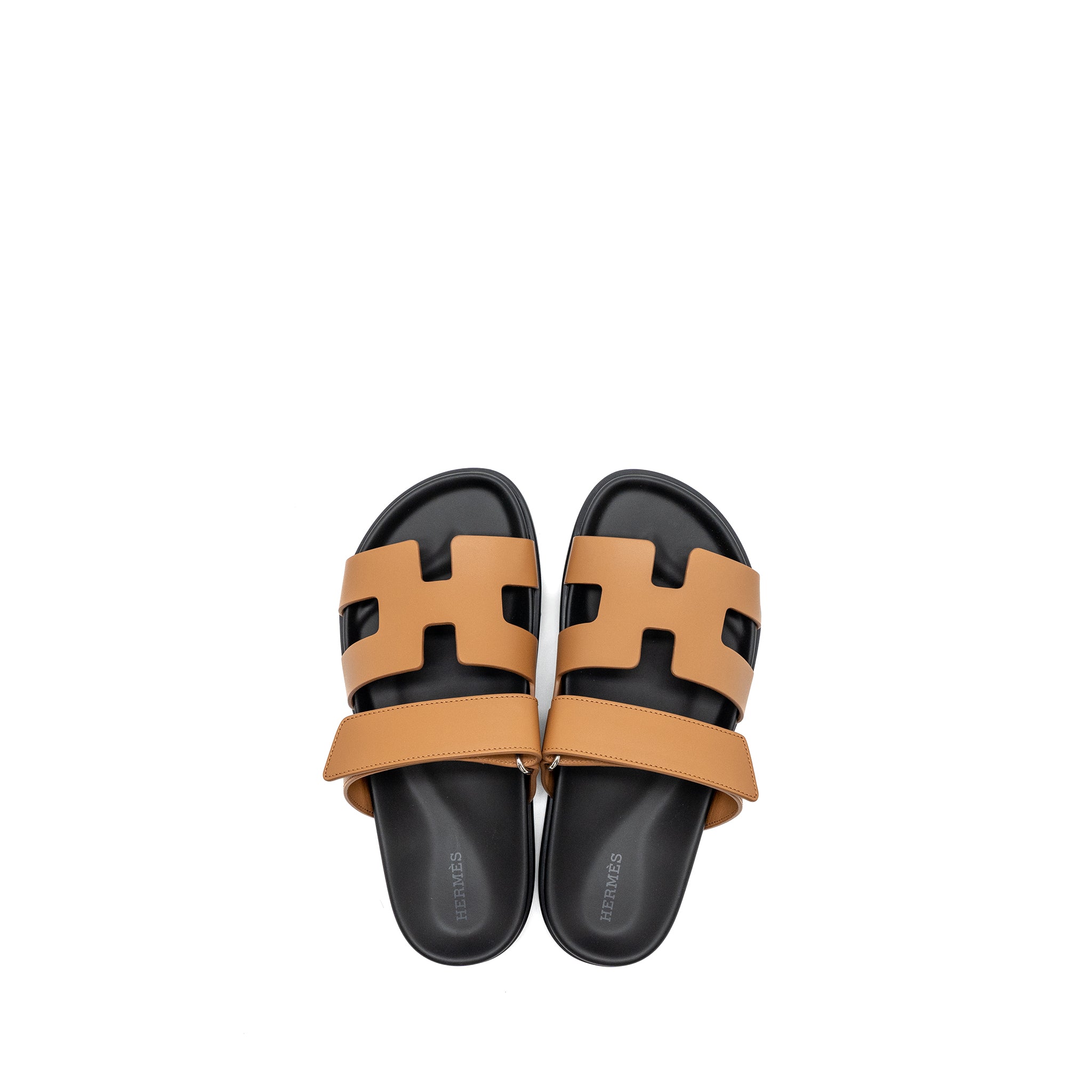 HERMES CHYPRE SANDALS NATUREL