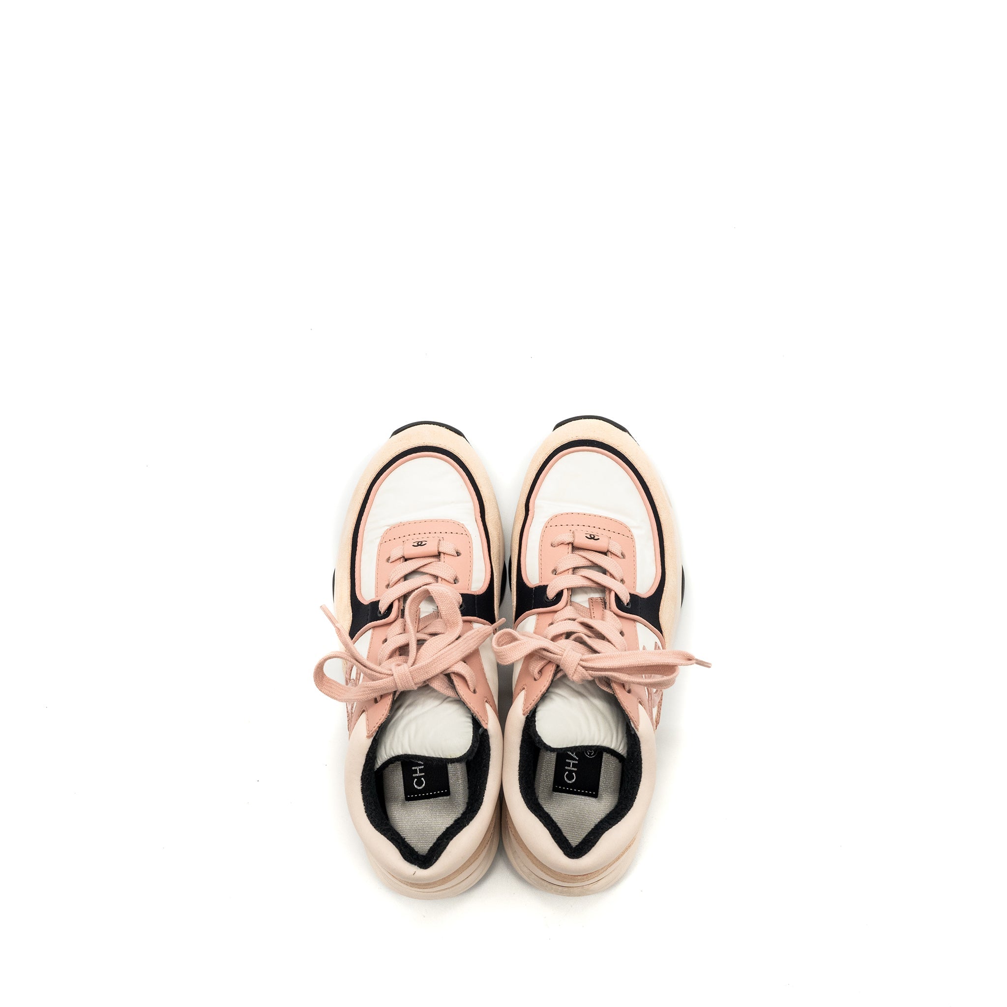 CHANEL CC LOGO SNEAKER PINK / MULTICOLOUR