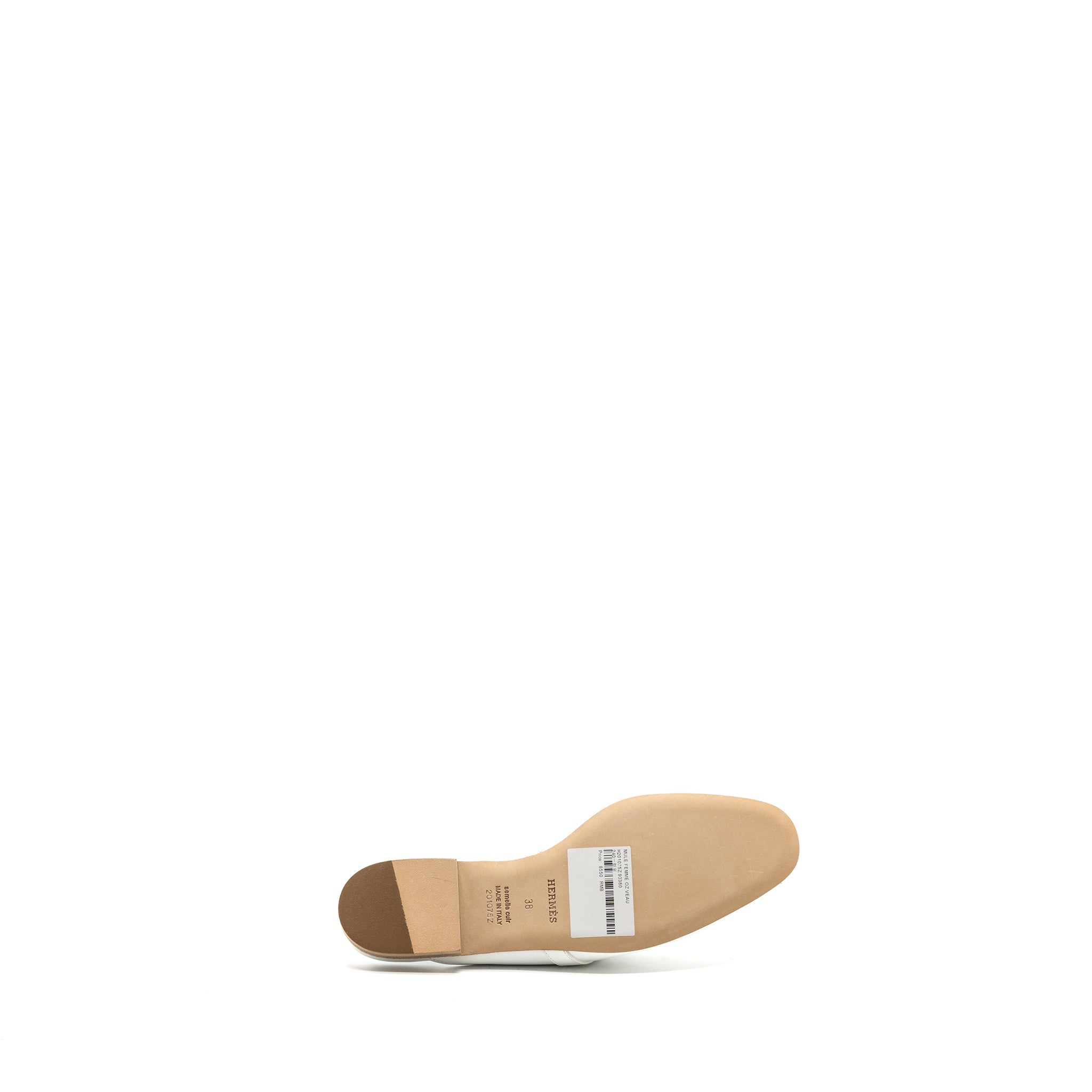 HERMES OZ MULE BLANC SHW