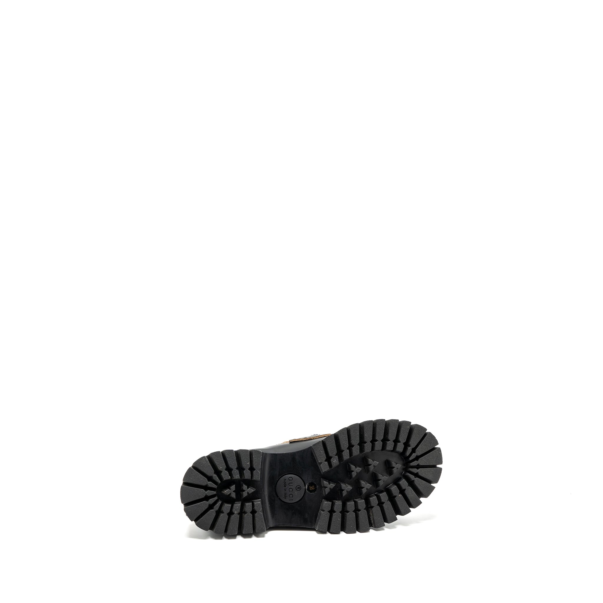GUCCI JORDAN LOAFER CALFSKIN BLACK GHW