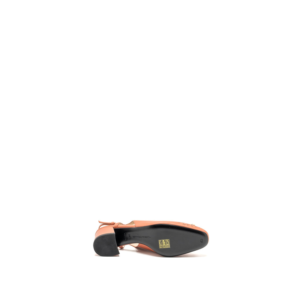 BOTTEGA VENETA HEELS PUMP ORANGE