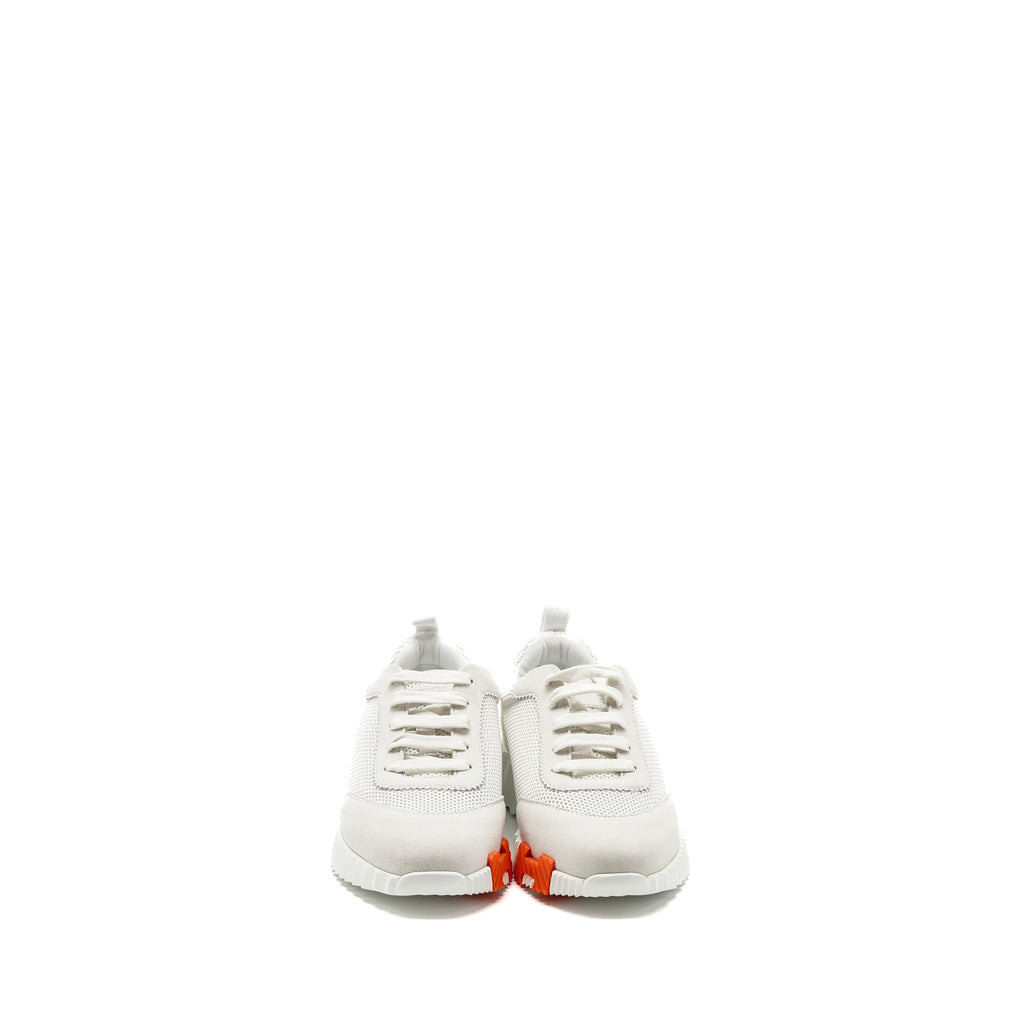 HERMES BOUNCING SNEAKERS MULTICOLOUR BLANC / ORANGE / PURPLE