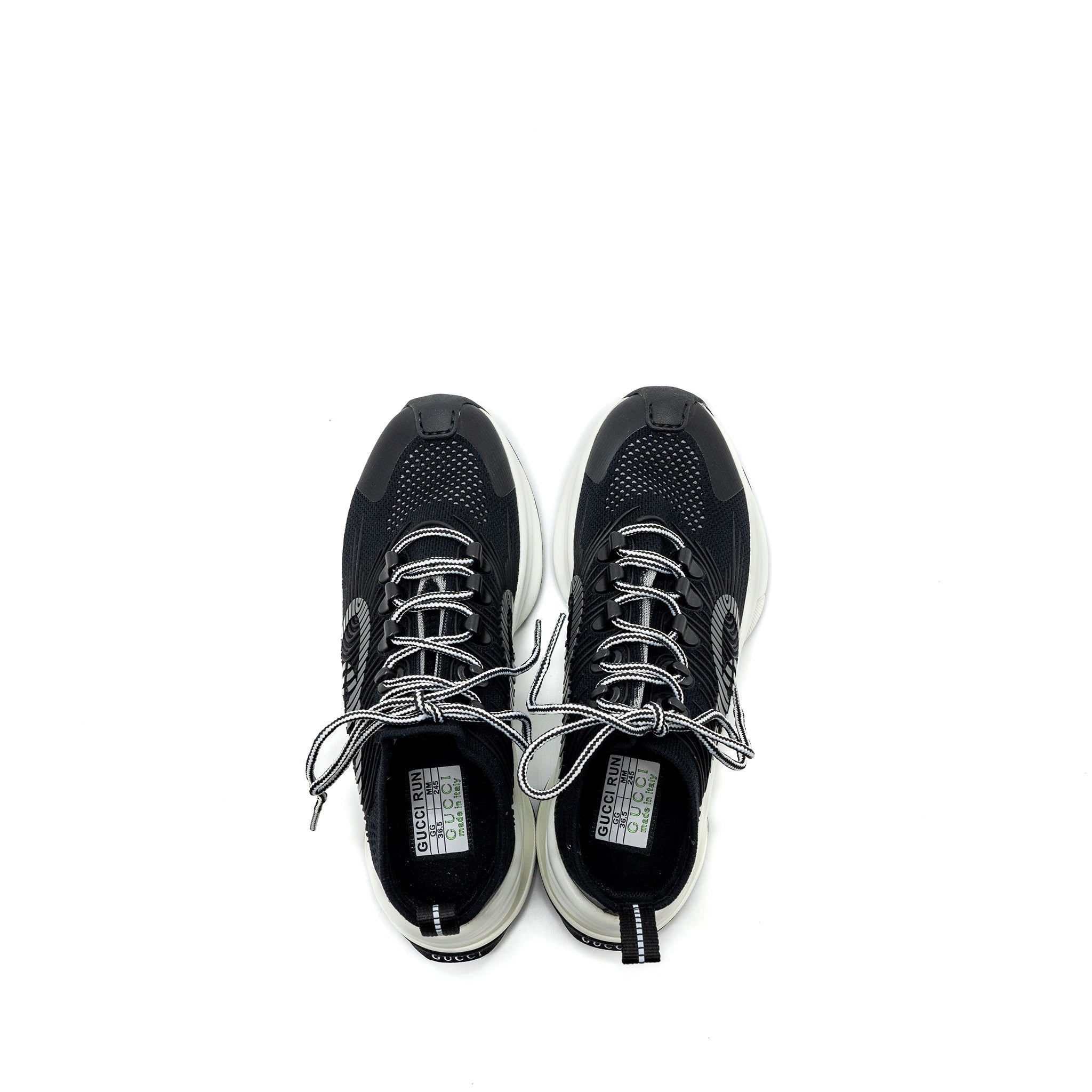 GUCCI BLACK / WHITE SNEAKERS