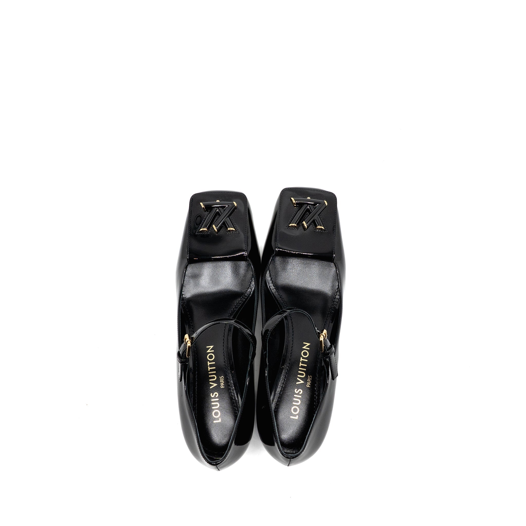 LOUIS VUITTON SHAKE PUMP PATENT BLACK GHW