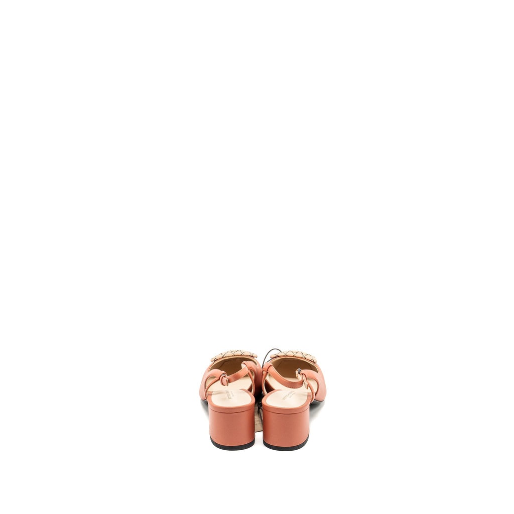 BOTTEGA VENETA HEELS PUMP ORANGE
