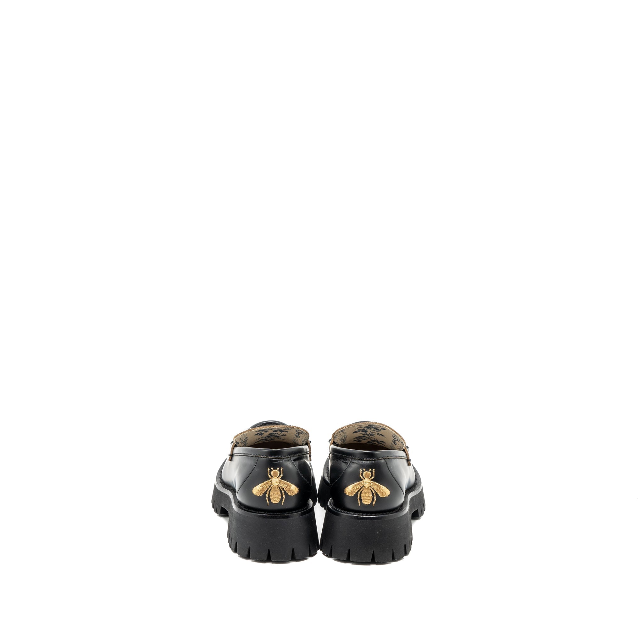 GUCCI JORDAN LOAFER CALFSKIN BLACK GHW