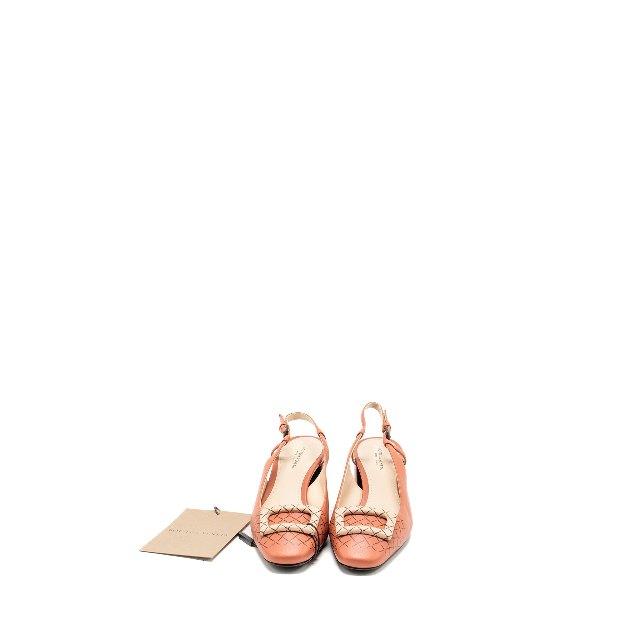 BOTTEGA VENETA HEELS PUMP ORANGE