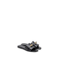 HERMES GIULIA SANDALS BLACK GHW