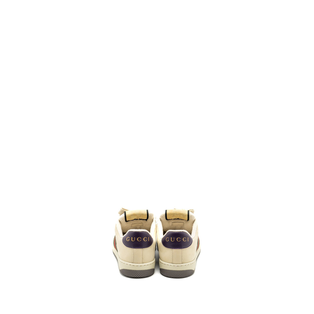 GUCCI SCREENER LEATHER TRAINER MULTICOLOUR