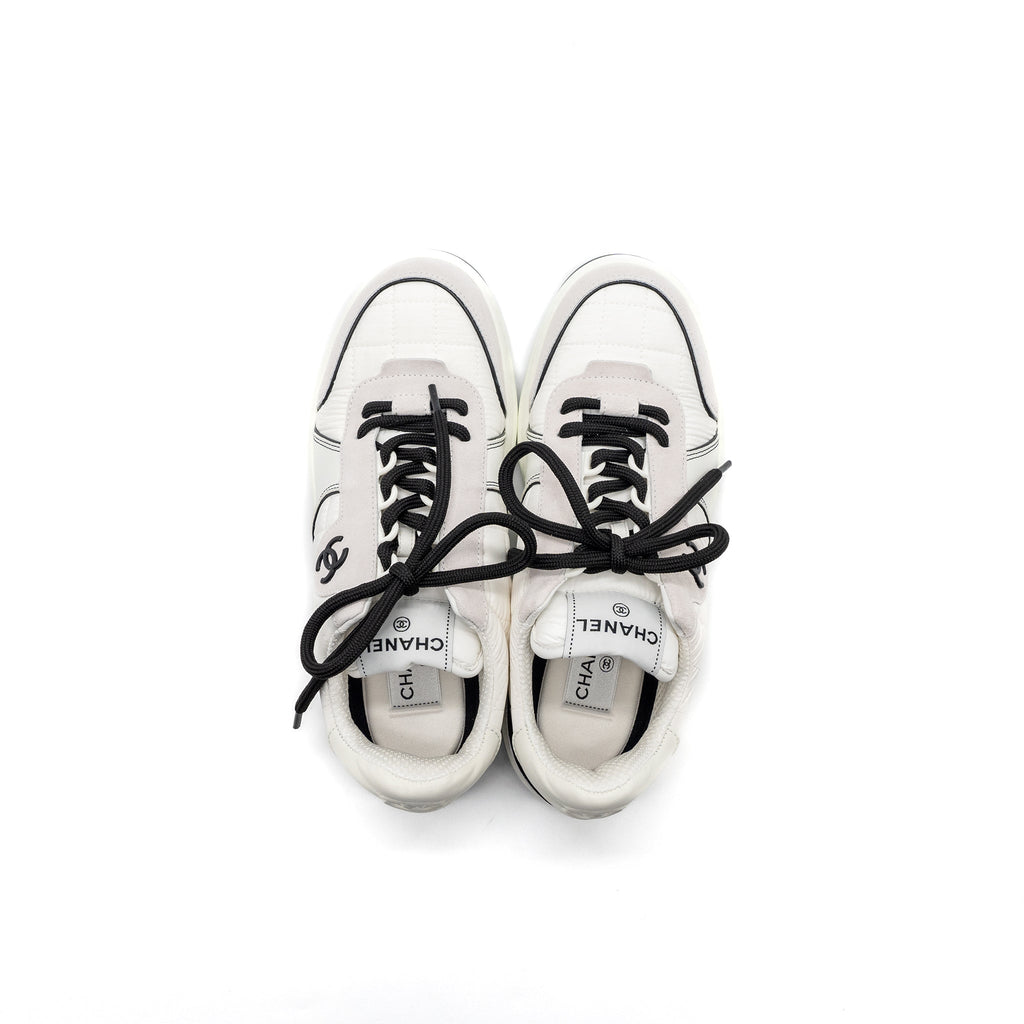 CHANEL SNEAKERS MULTICOLOR BLACK / WHITE/ LIGHT GREY
