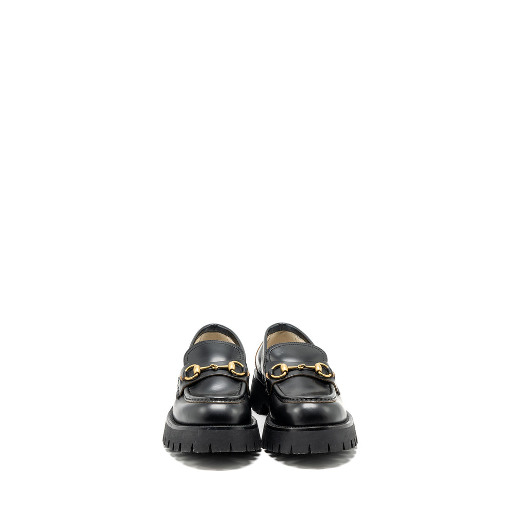 GUCCI JORDAN LOAFER CALFSKIN BLACK GHW