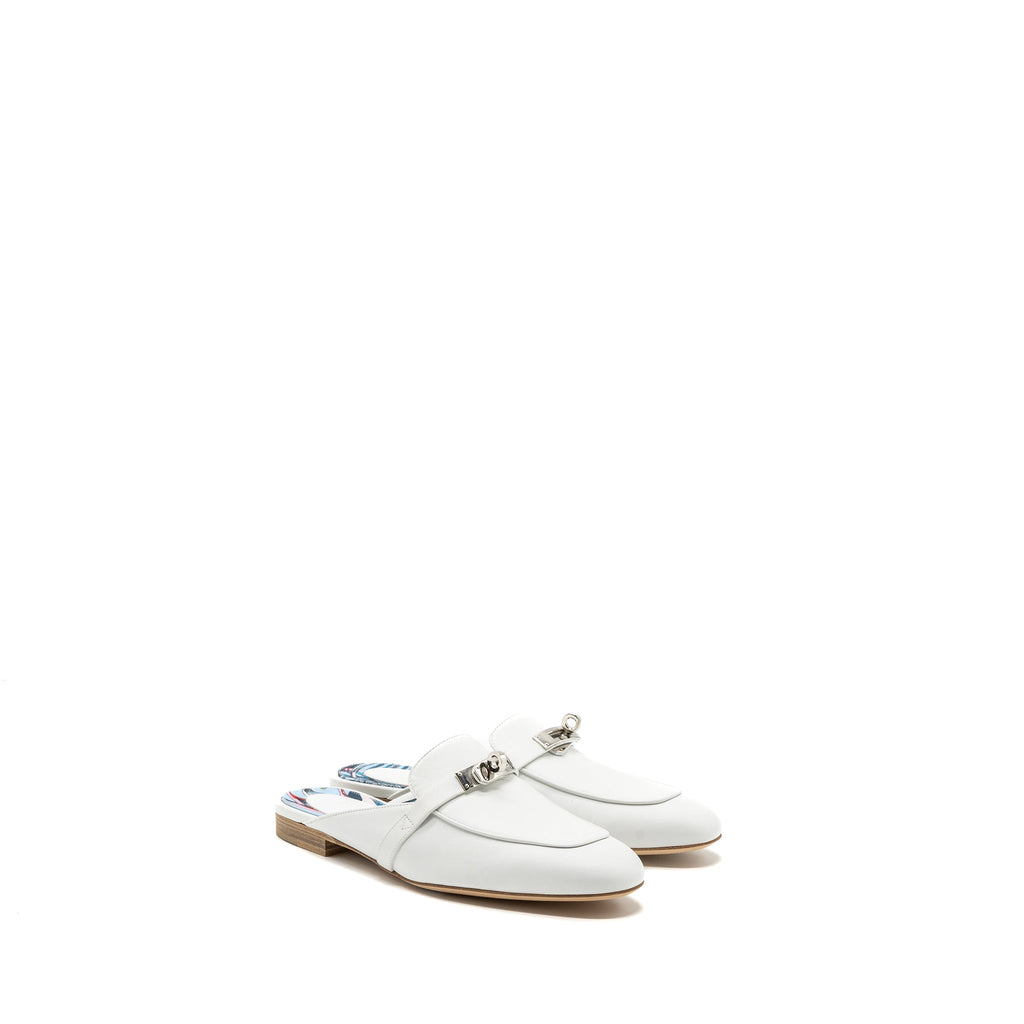 HERMES OZ MULE BLANC SHW