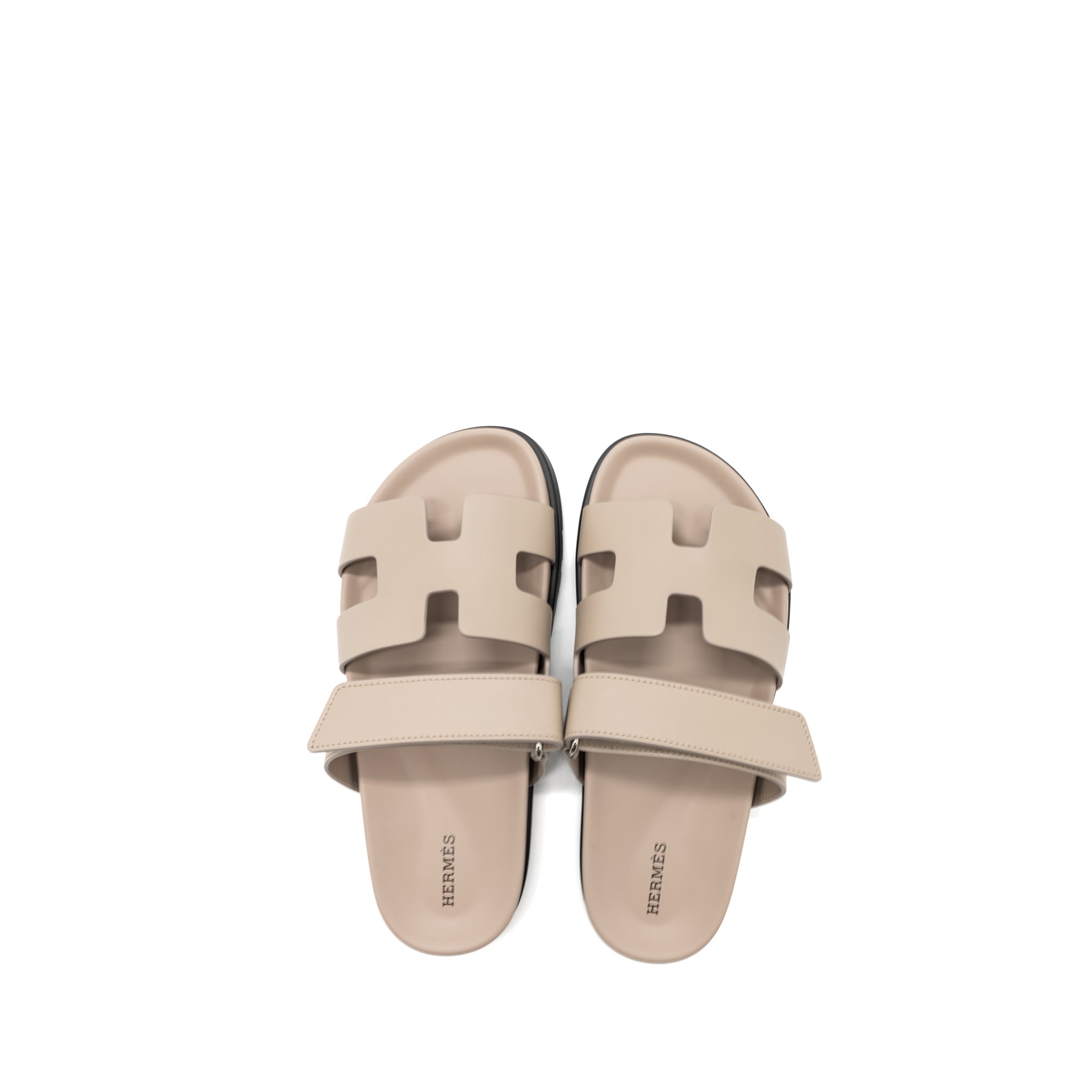 HERMES CHYPRE SANDAL BEIGE MASTIC