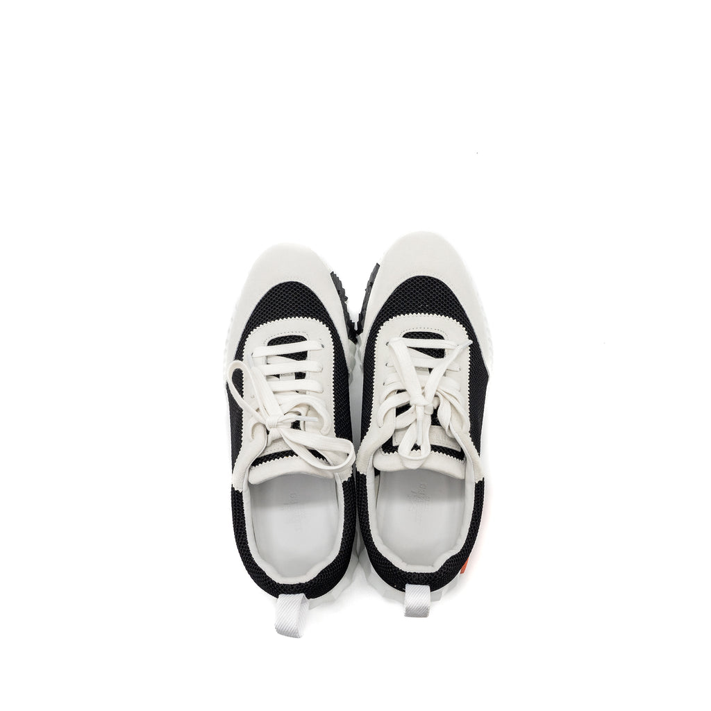 HERMES FEMME BOUNCING SNEAKER WHITE/ BLACK